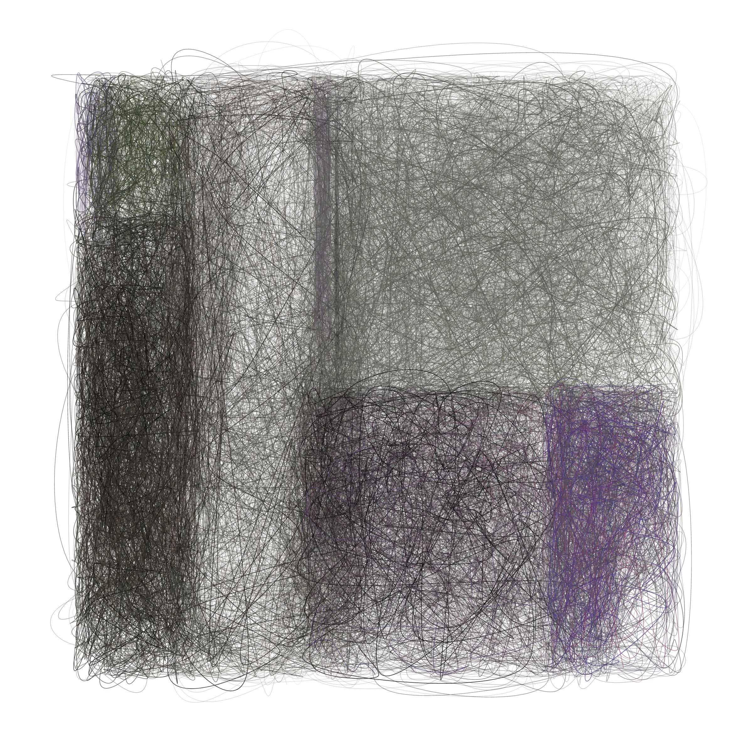 Art Blocks - Art Blocks v2 - Scribbled Boundaries #842 - NFT # 131000842