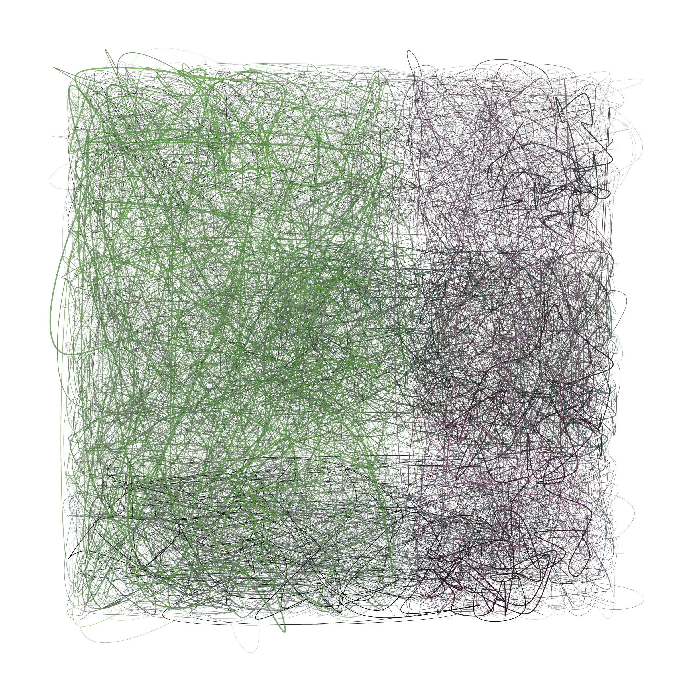 Art Blocks - Art Blocks v2 - Scribbled Boundaries #844 - NFT # 131000844