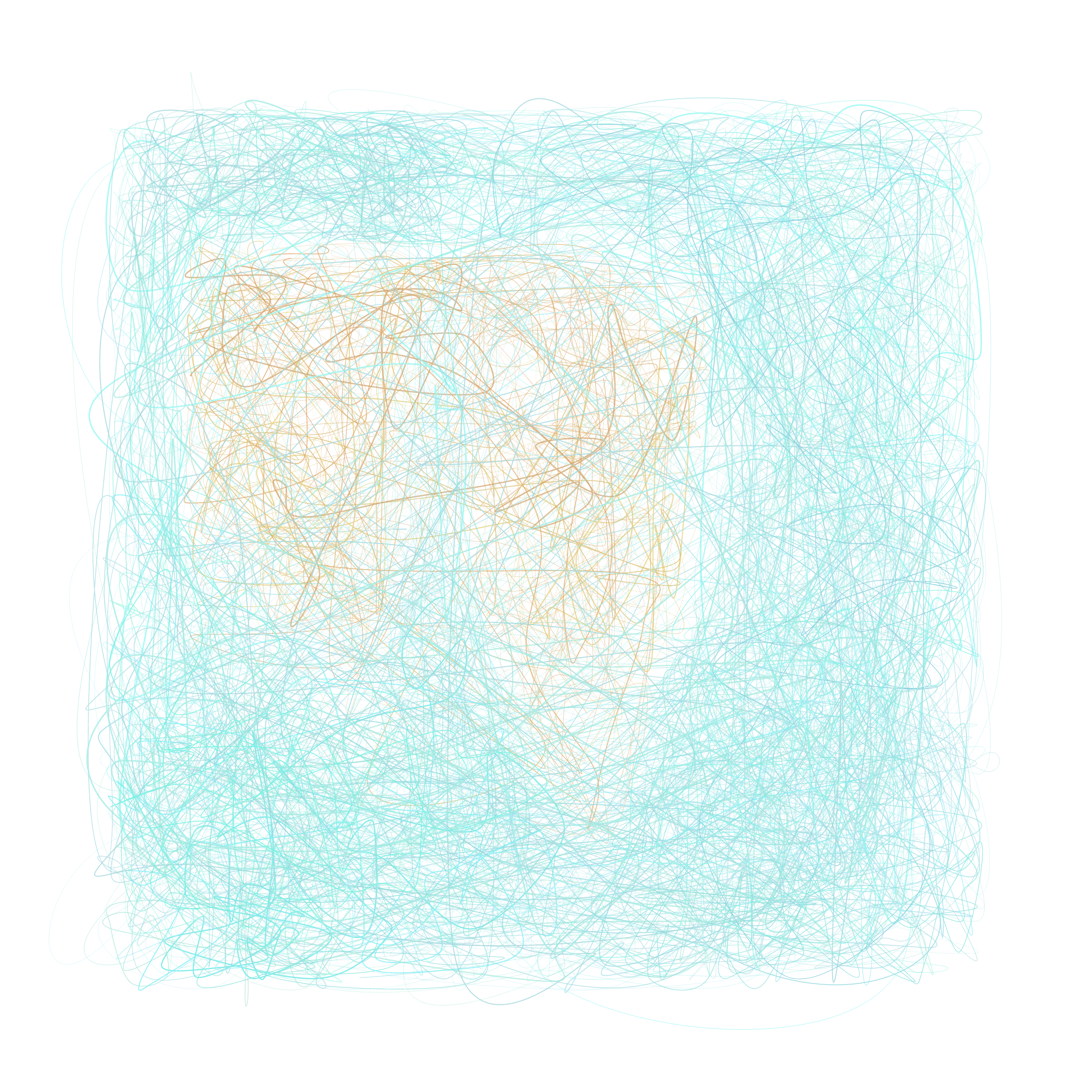 Art Blocks - Art Blocks v2 - Scribbled Boundaries #848 - NFT # 131000848