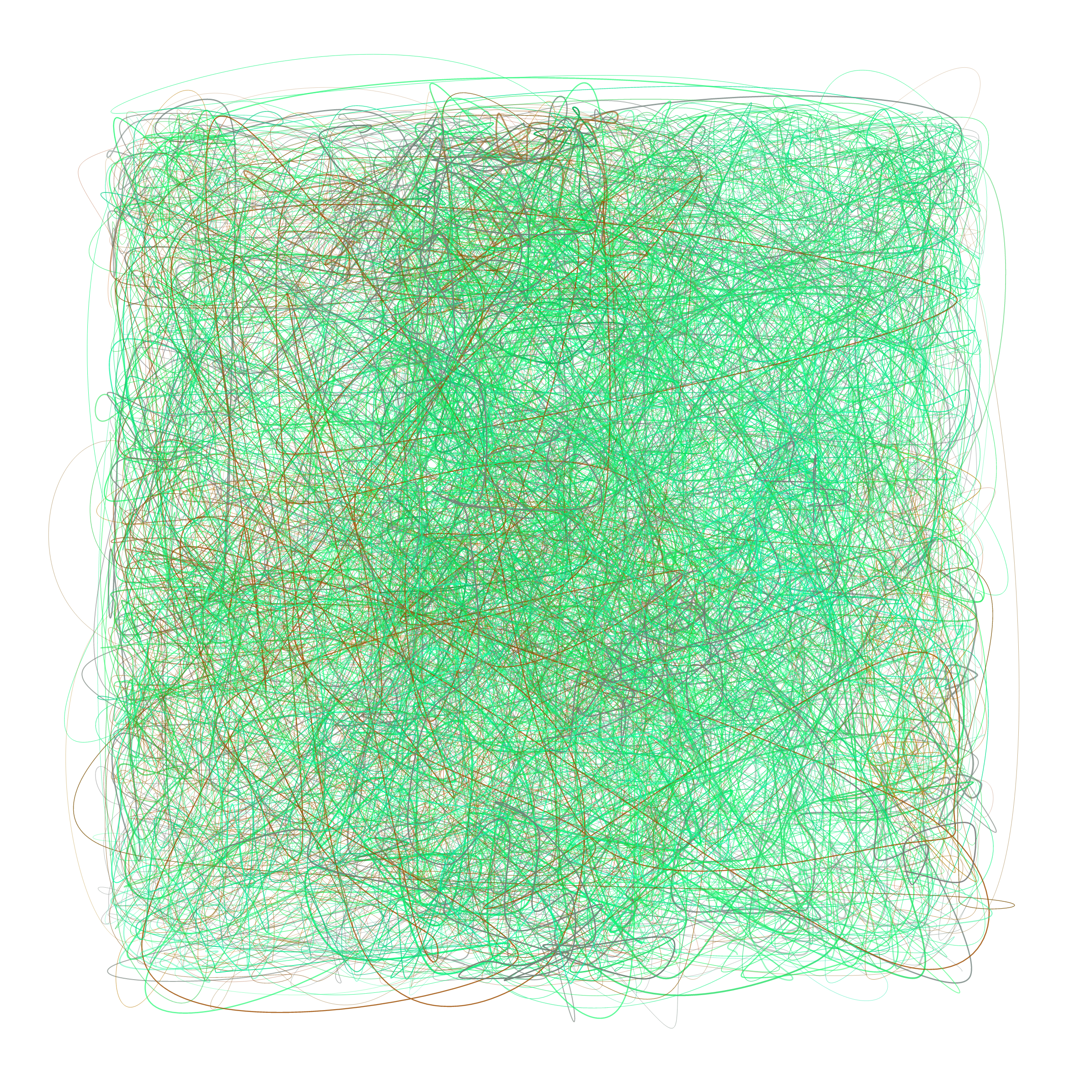 Art Blocks - Art Blocks v2 - Scribbled Boundaries #849 - NFT # 131000849