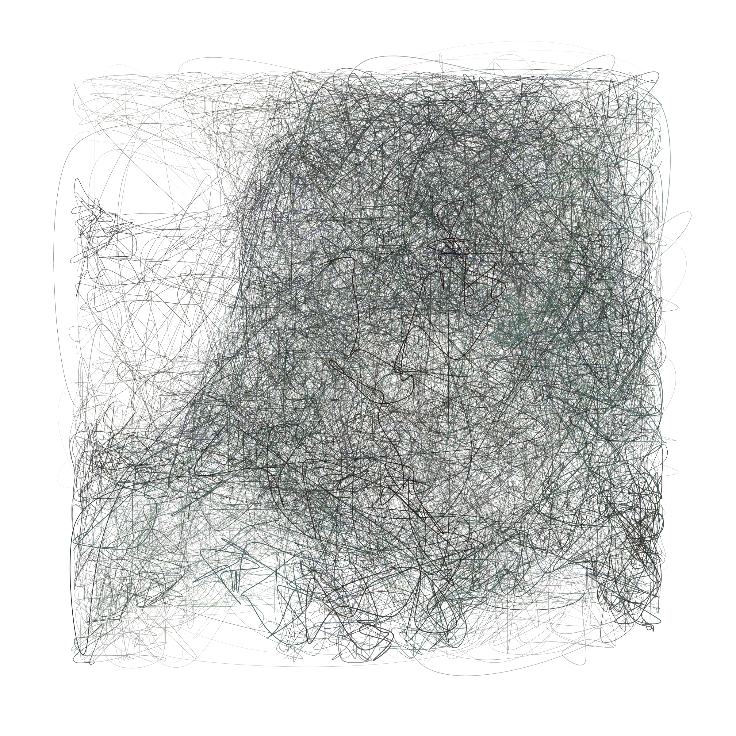 Art Blocks - Art Blocks v2 - Scribbled Boundaries #850 - NFT # 131000850