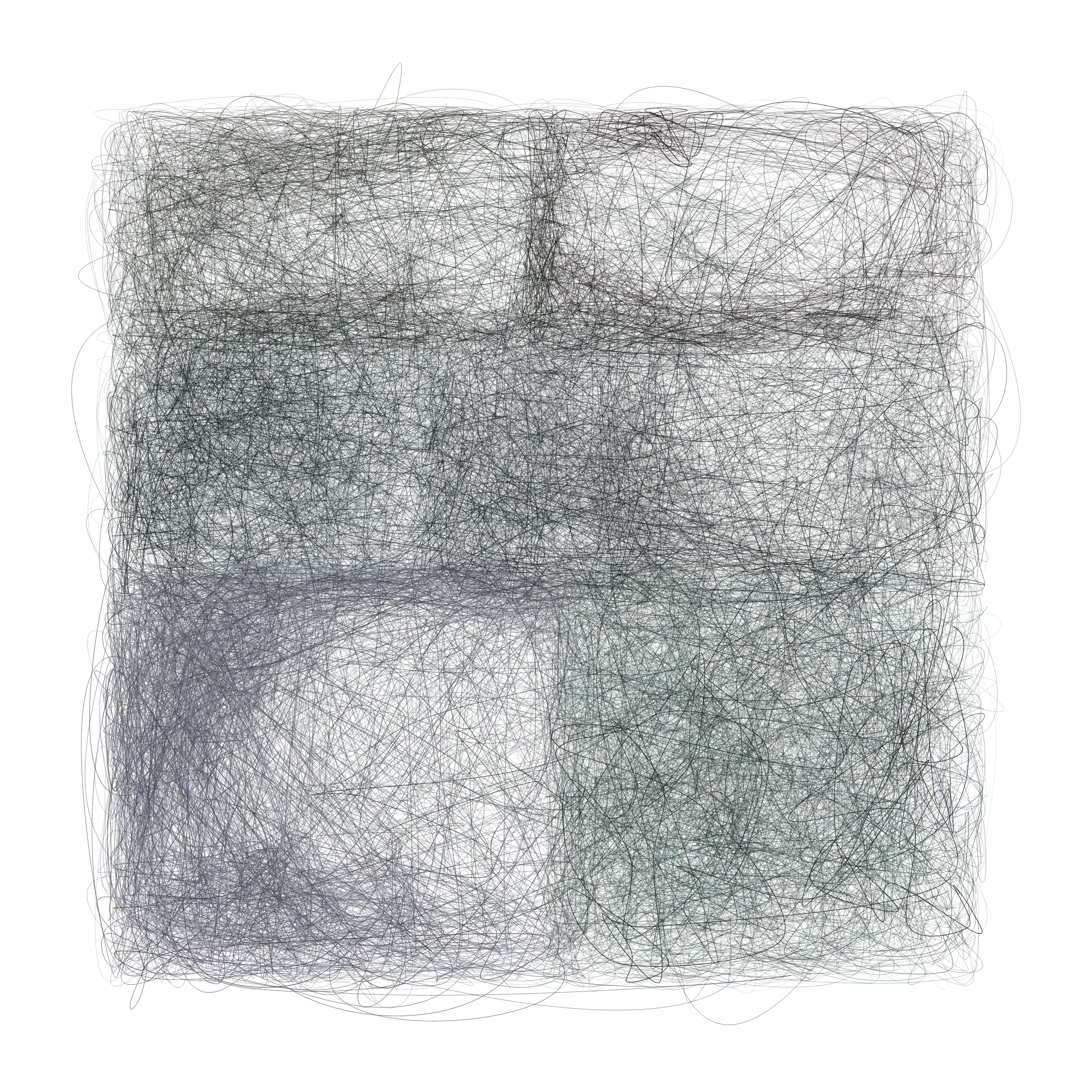 Art Blocks - Art Blocks v2 - Scribbled Boundaries #851 - NFT # 131000851