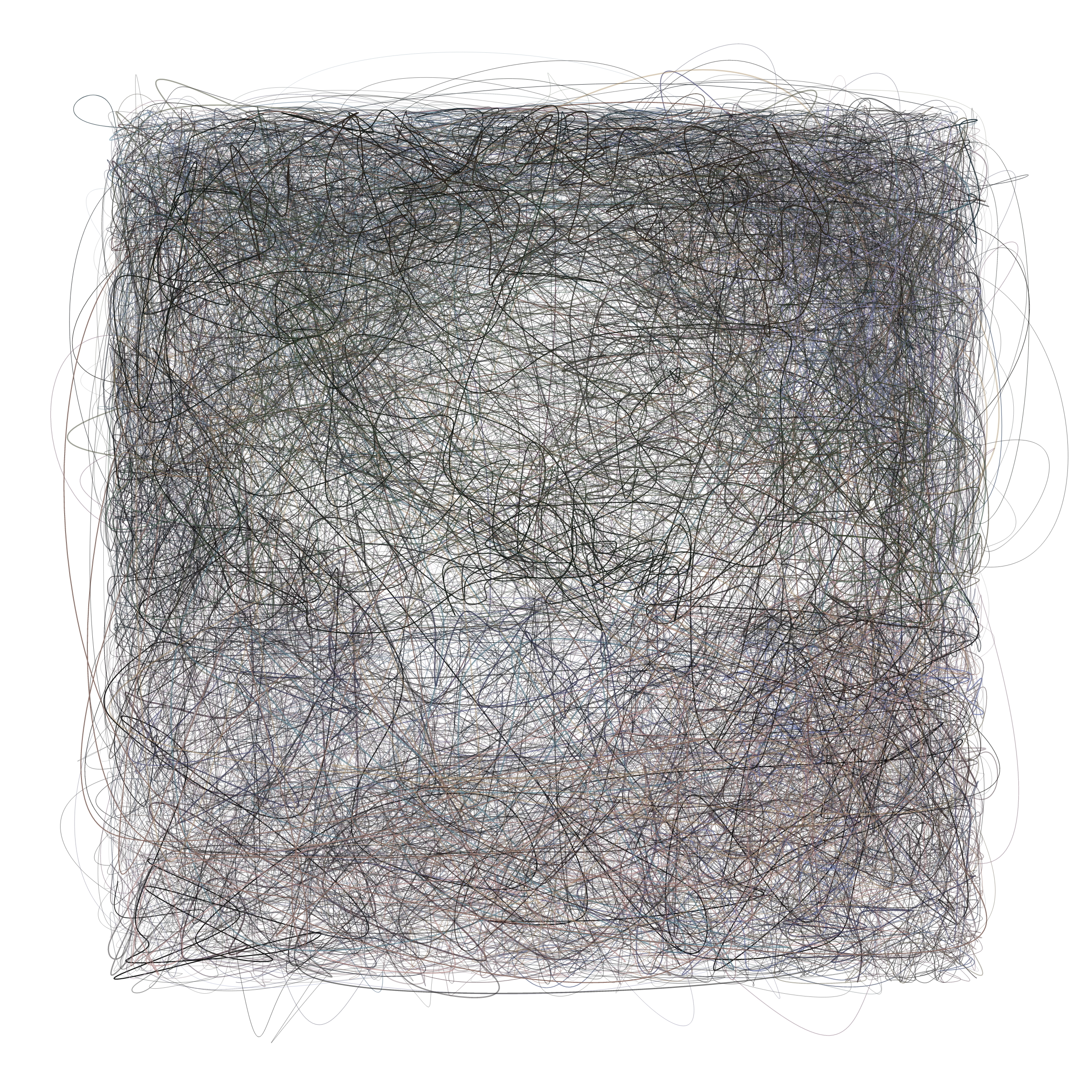 Art Blocks - Art Blocks v2 - Scribbled Boundaries #852 - NFT # 131000852