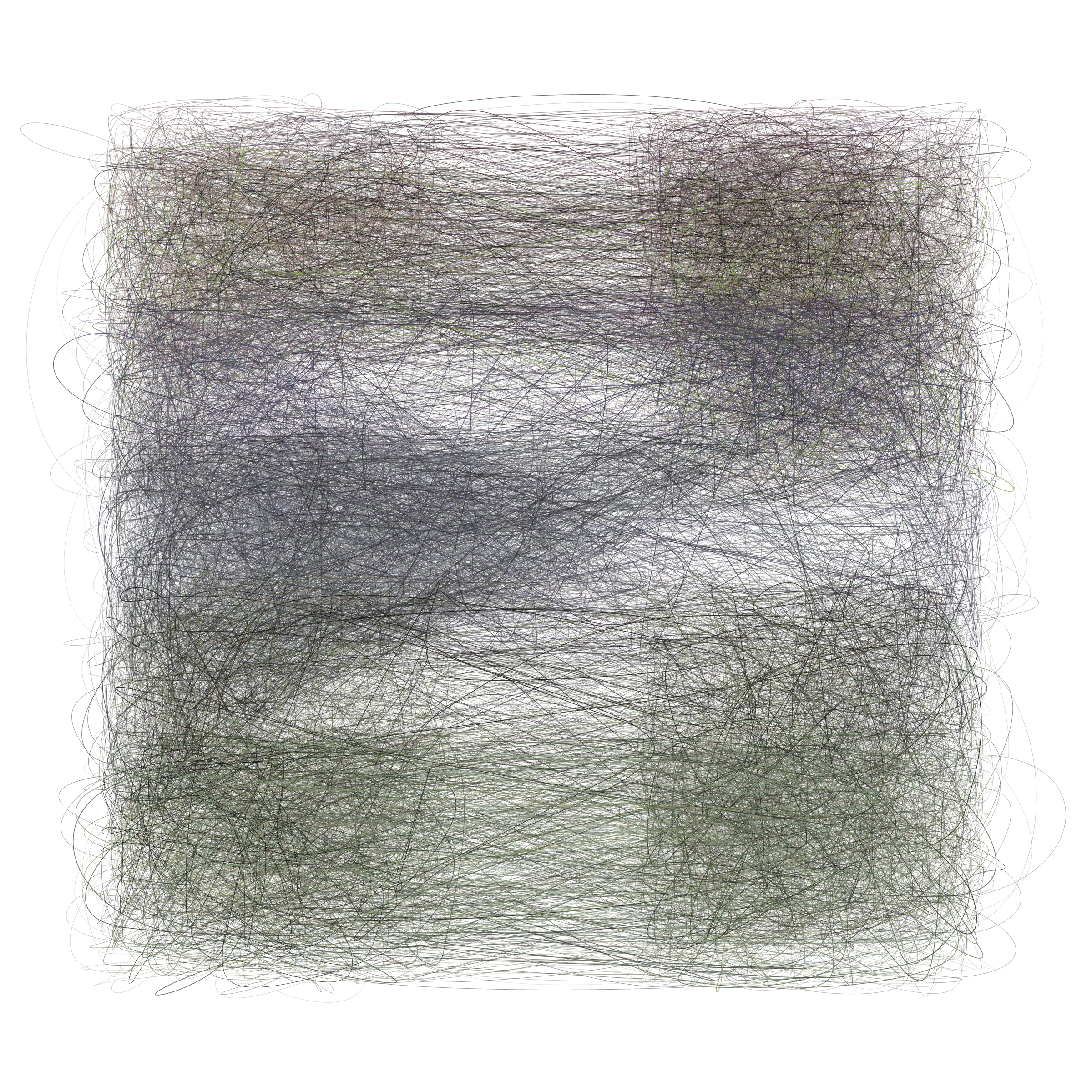 Art Blocks - Art Blocks v2 - Scribbled Boundaries #855 - NFT # 131000855