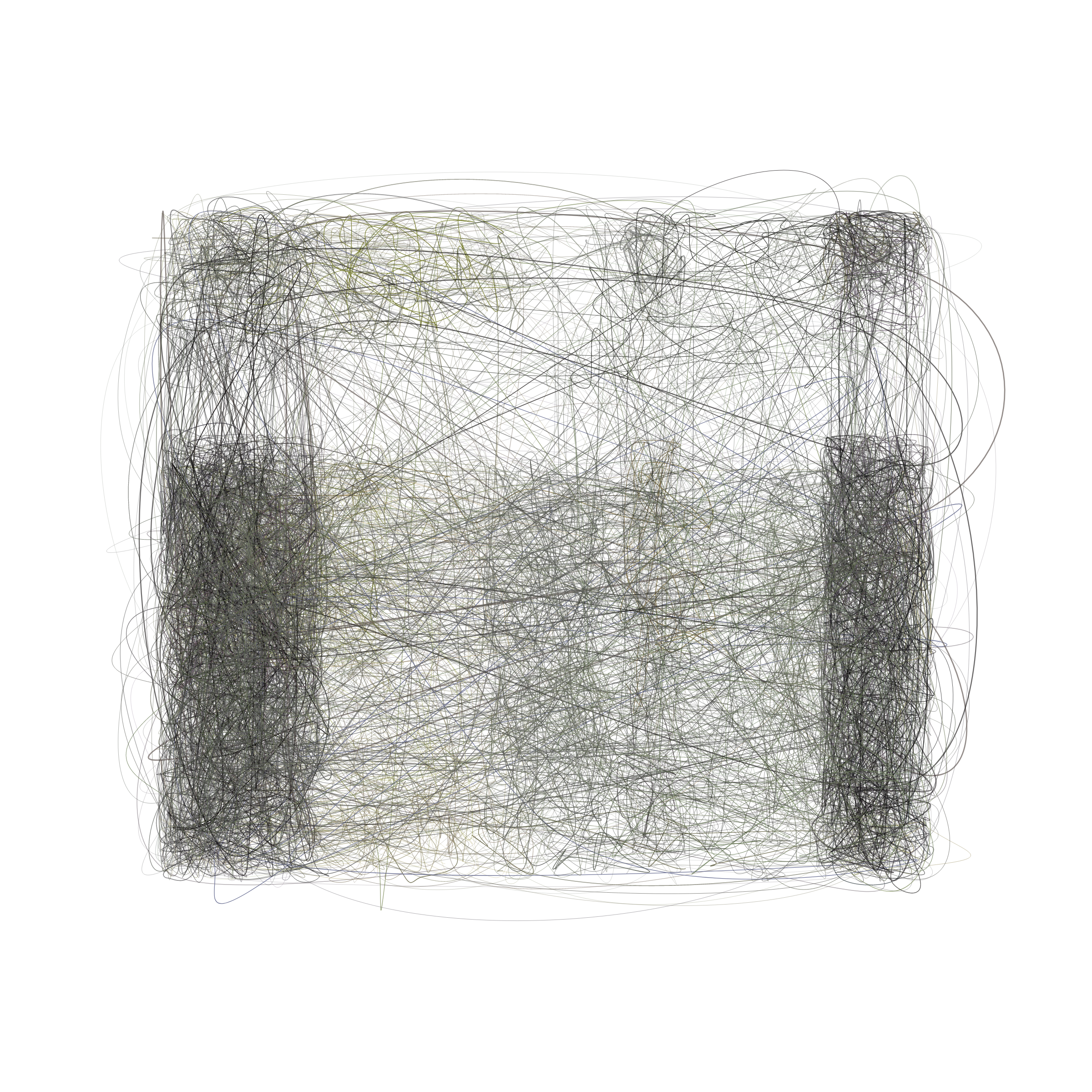 Art Blocks - Art Blocks v2 - Scribbled Boundaries #858 - NFT # 131000858