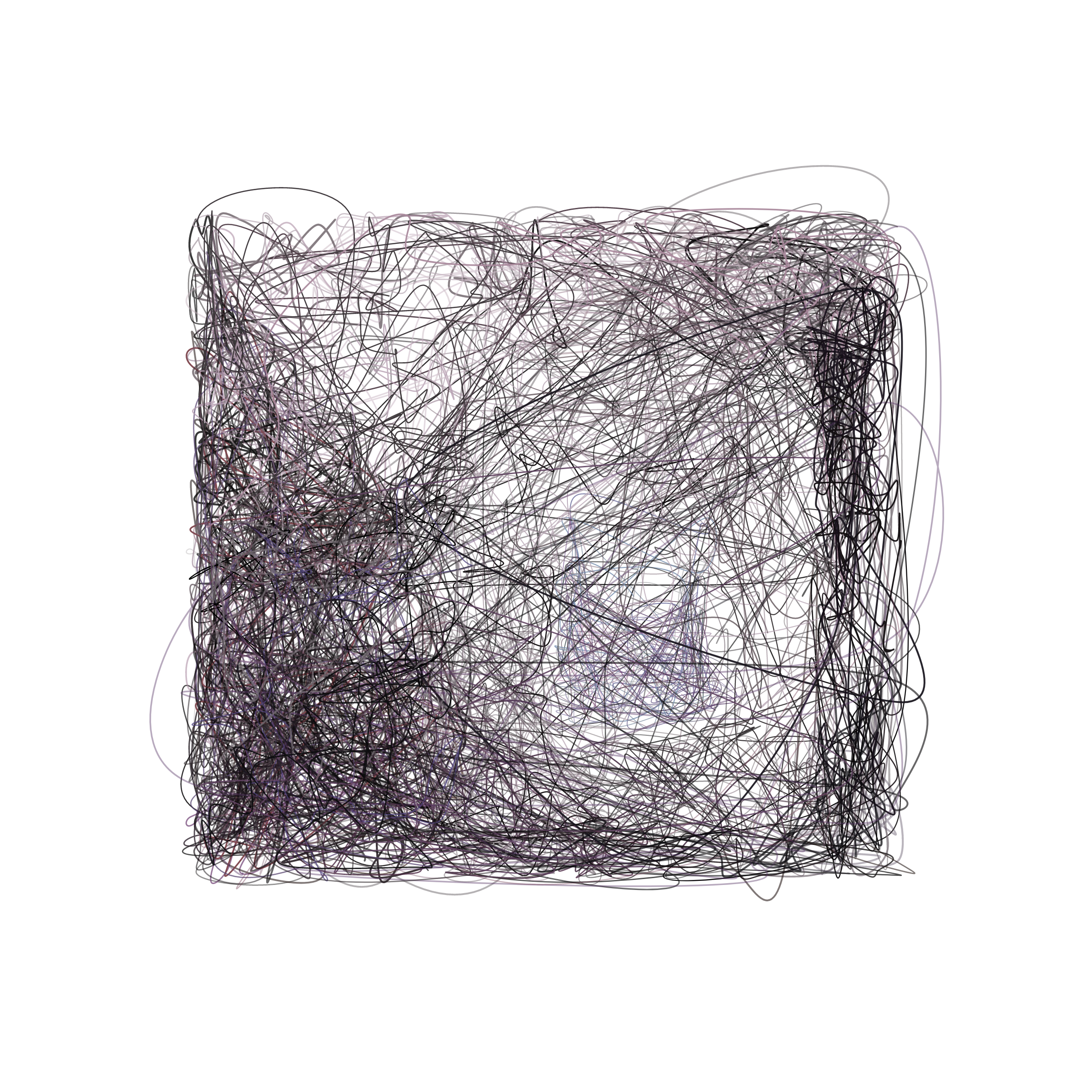 Art Blocks - Art Blocks v2 - Scribbled Boundaries #860 - NFT # 131000860