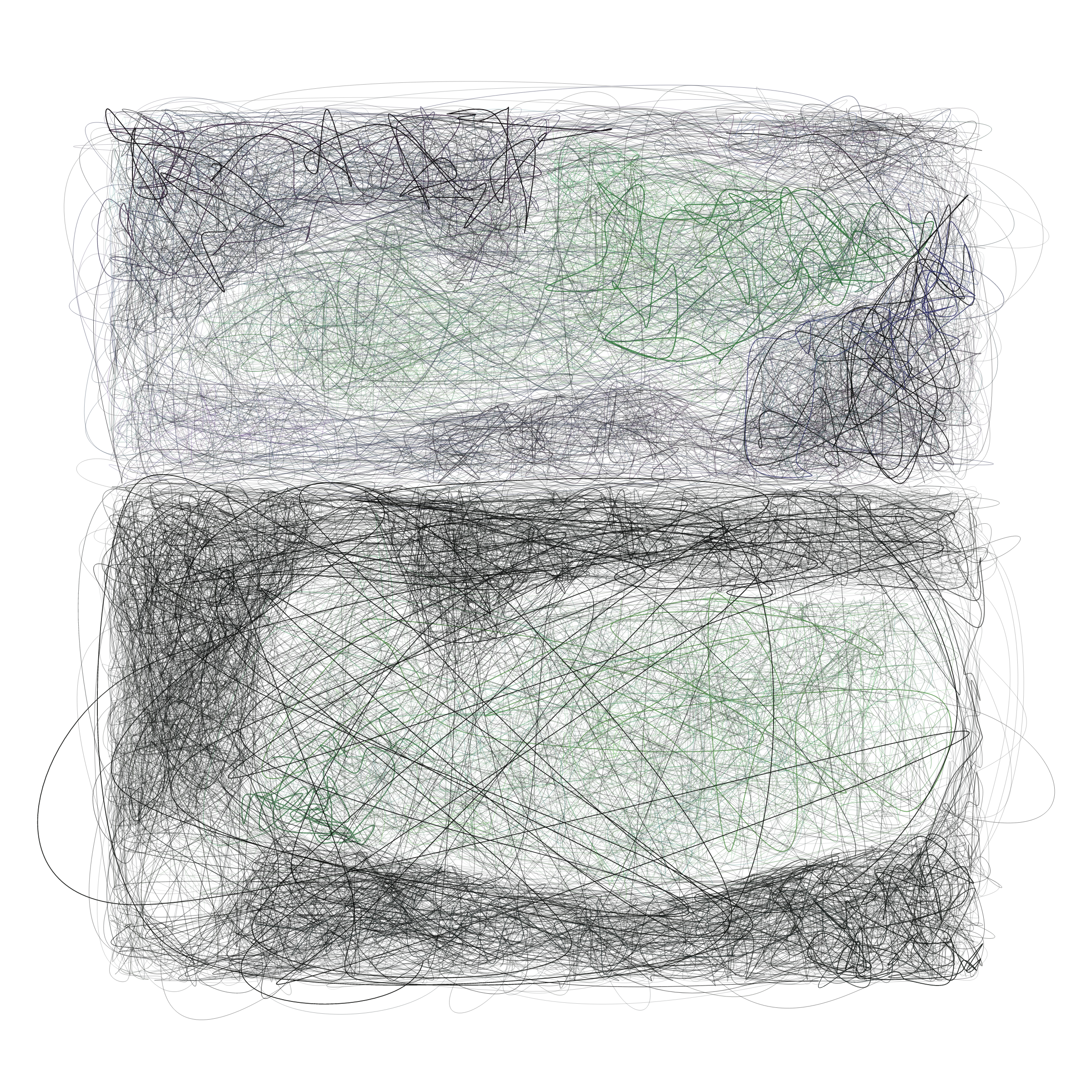 Art Blocks - Art Blocks v2 - Scribbled Boundaries #861 - NFT # 131000861
