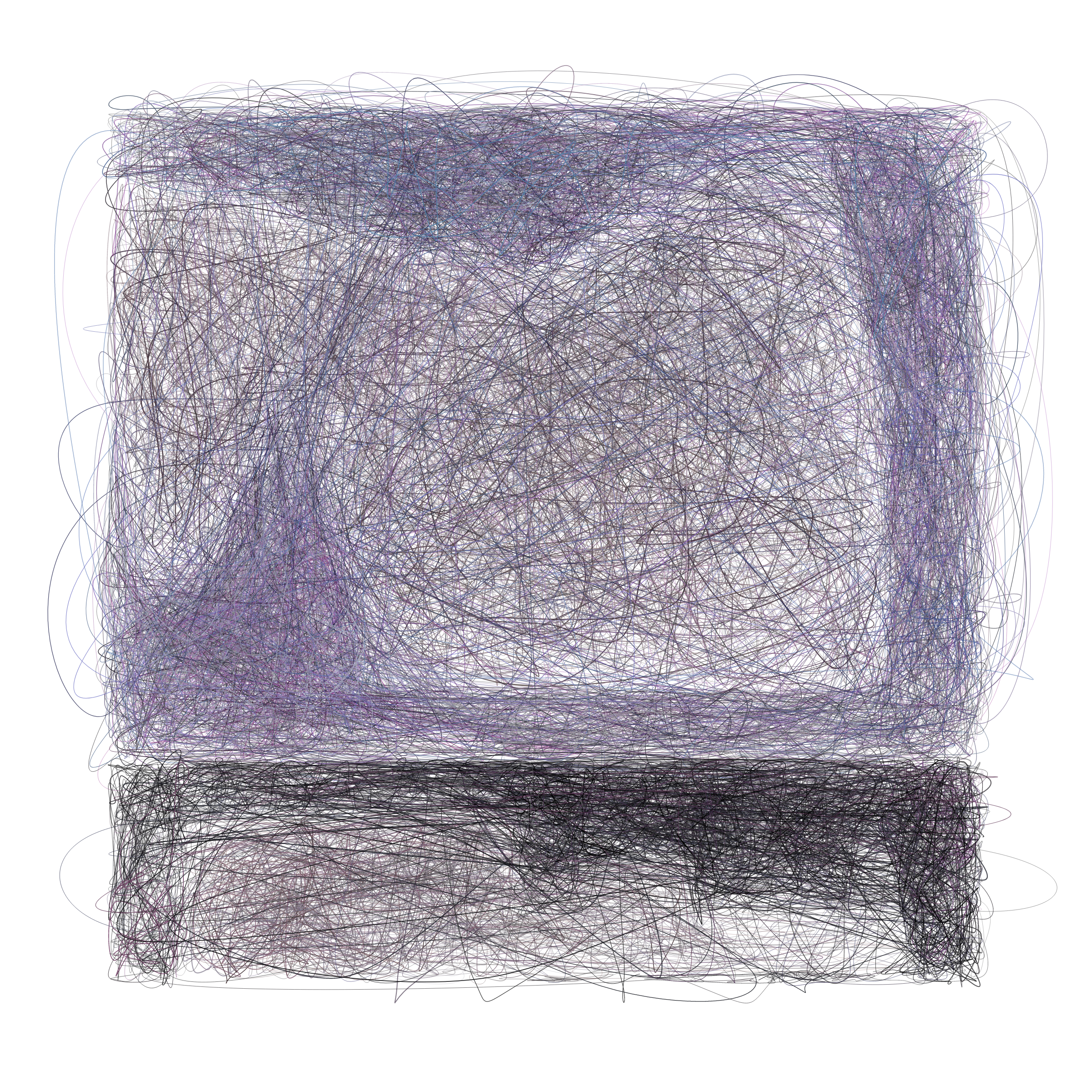 Art Blocks - Art Blocks v2 - Scribbled Boundaries #862 - NFT # 131000862