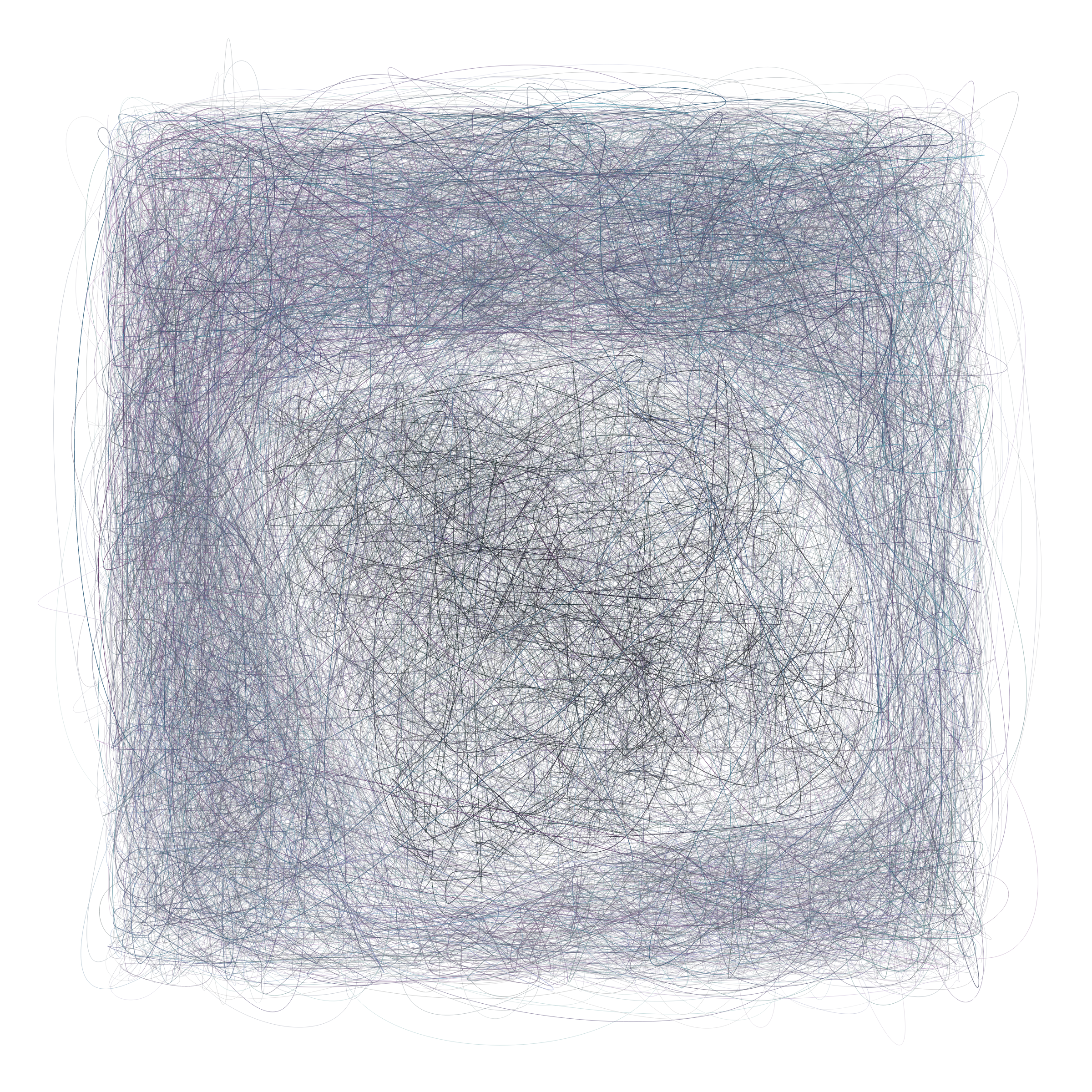 Art Blocks - Art Blocks v2 - Scribbled Boundaries #865 - NFT # 131000865