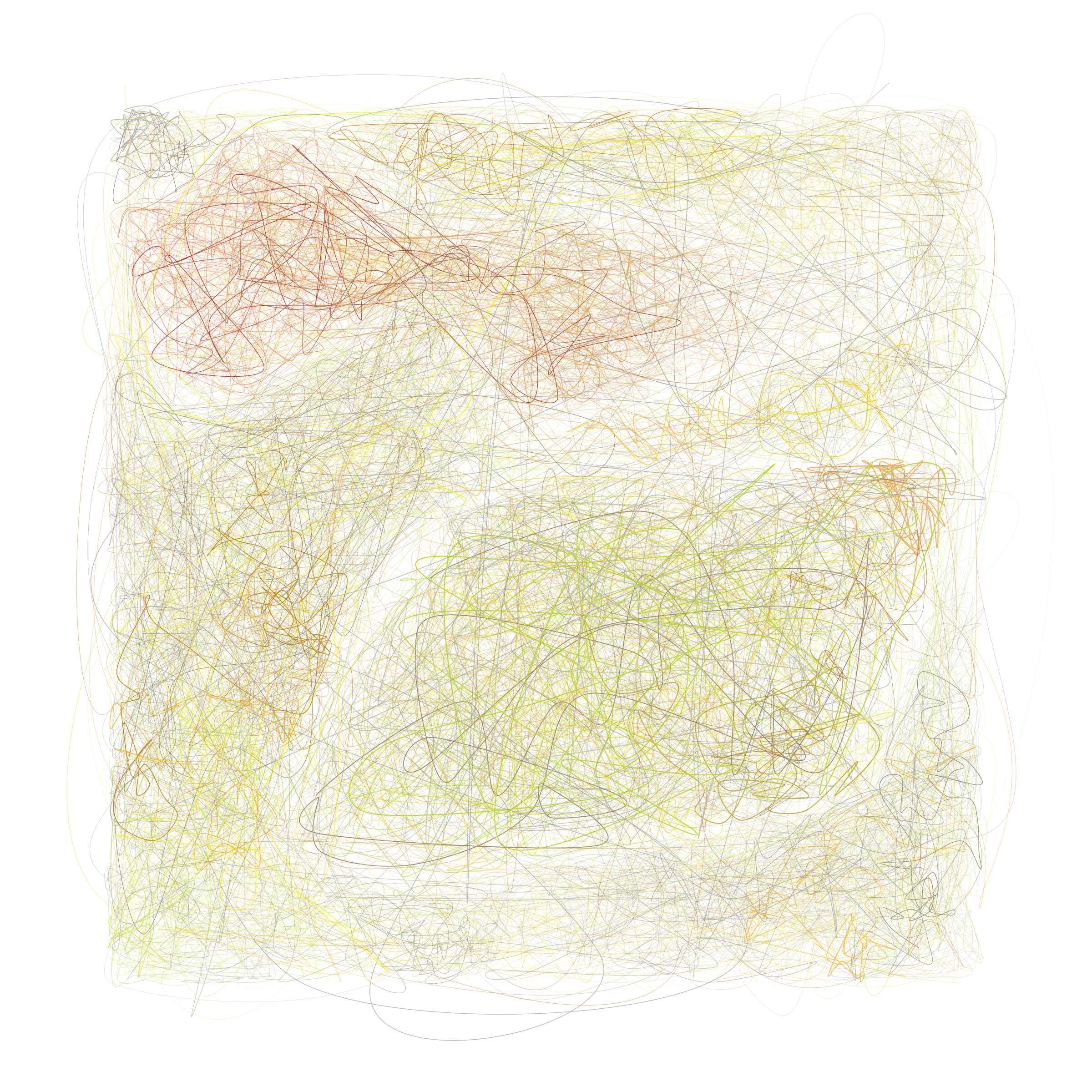 Art Blocks - Art Blocks v2 - Scribbled Boundaries #868 - NFT # 131000868