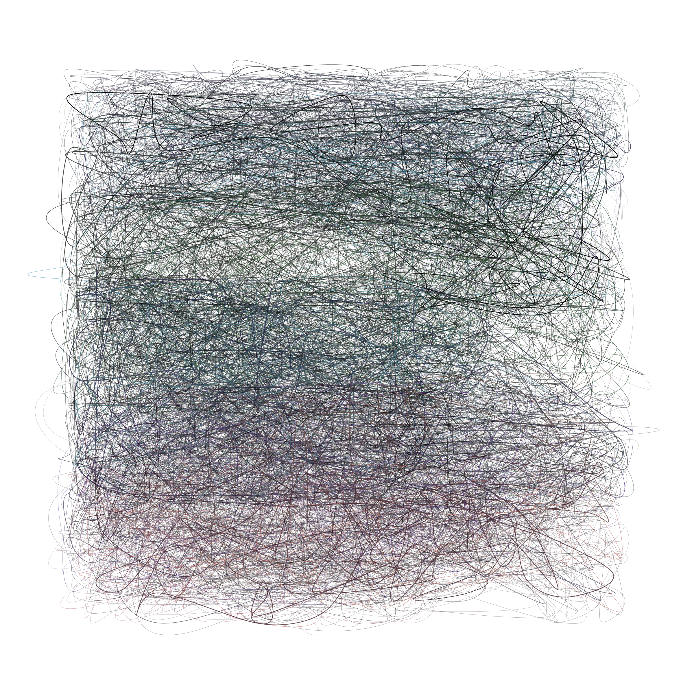 Art Blocks - Art Blocks v2 - Scribbled Boundaries #873 - NFT # 131000873