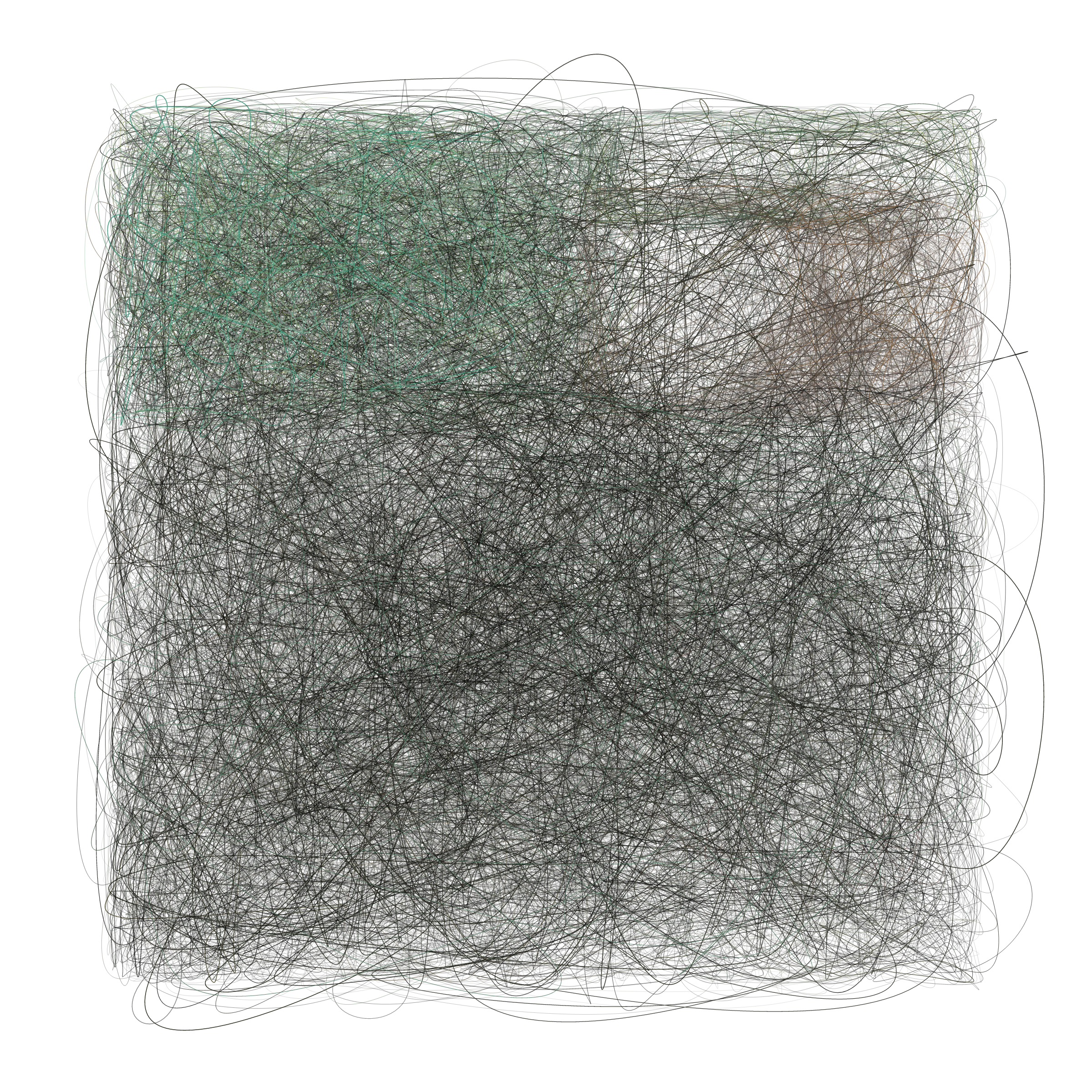 Art Blocks - Art Blocks v2 - Scribbled Boundaries #876 - NFT # 131000876