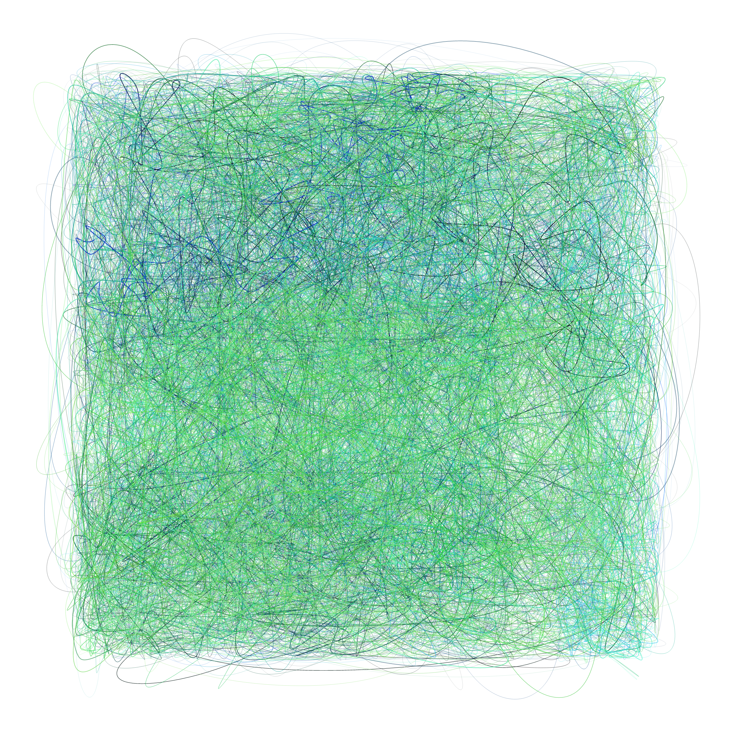 Art Blocks - Art Blocks v2 - Scribbled Boundaries #877 - NFT # 131000877