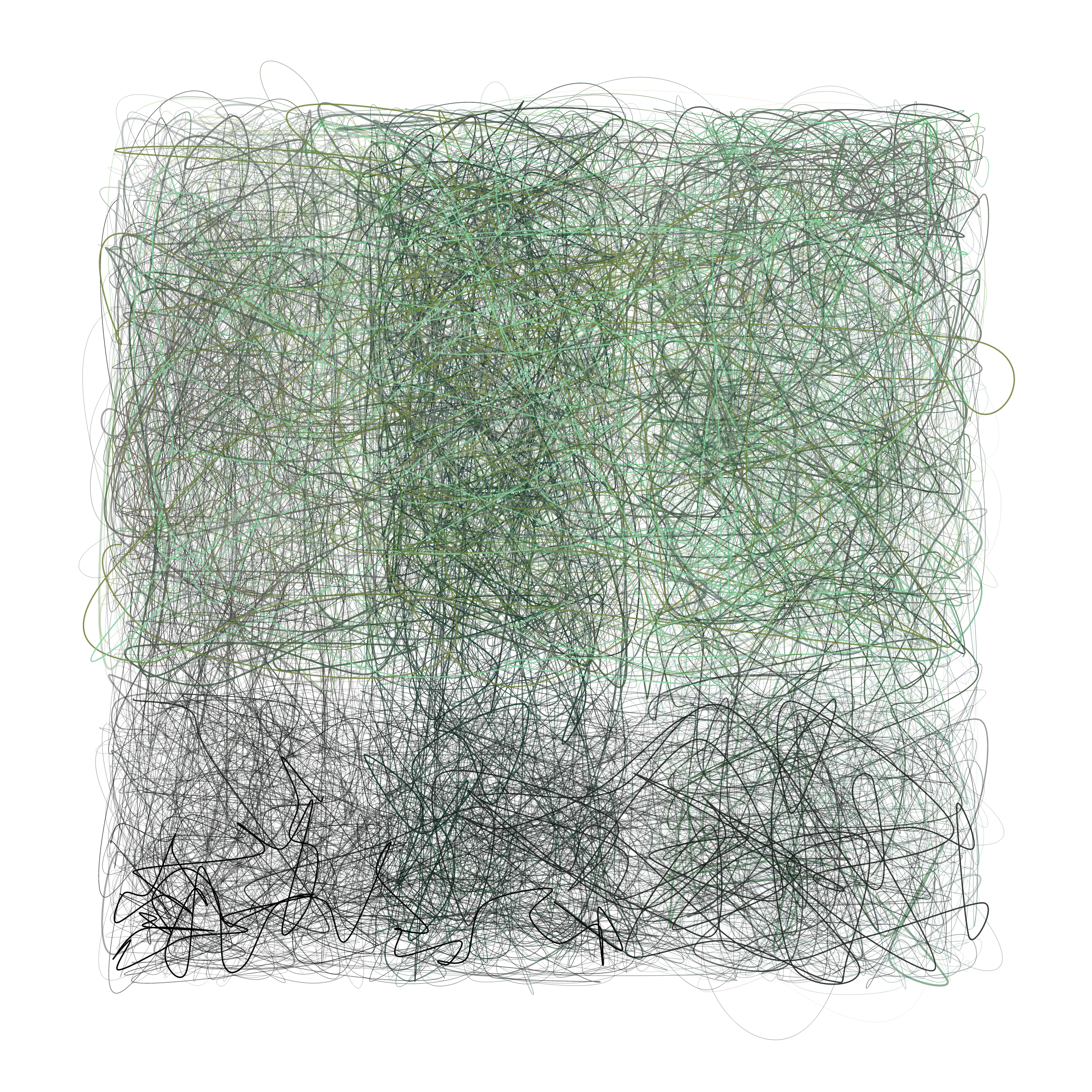 Art Blocks - Art Blocks v2 - Scribbled Boundaries #878 - NFT # 131000878