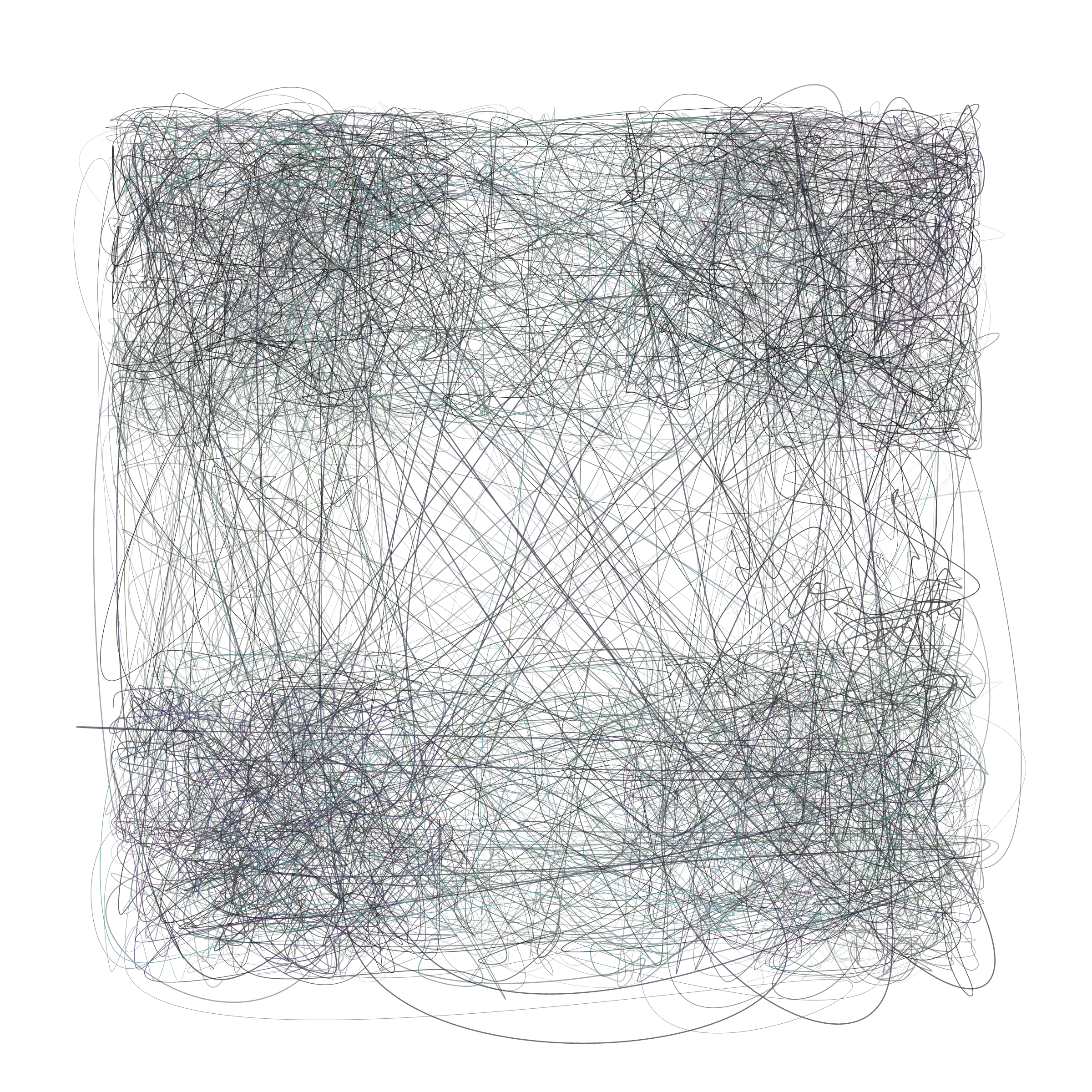 Art Blocks - Art Blocks v2 - Scribbled Boundaries #881 - NFT # 131000881