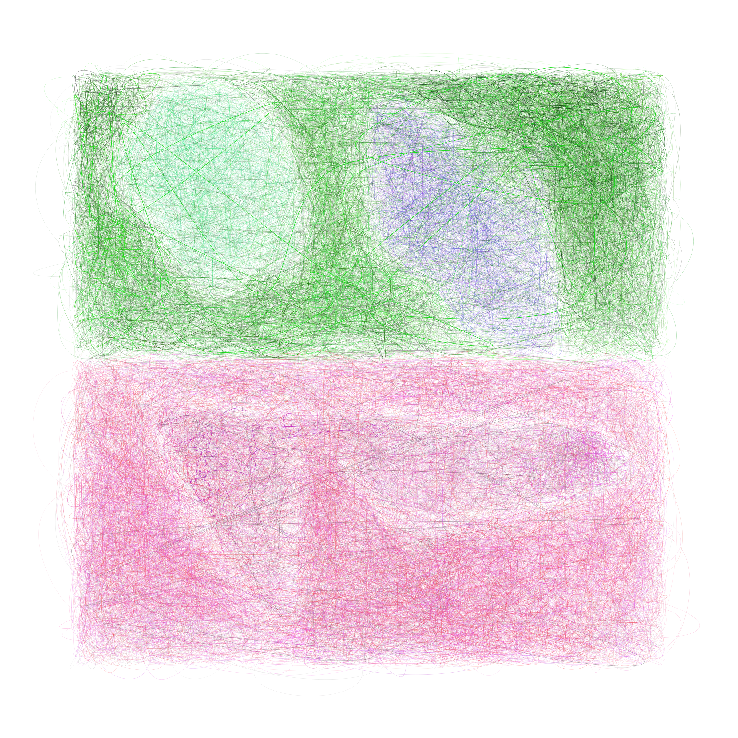 Art Blocks - Art Blocks v2 - Scribbled Boundaries #882 - NFT # 131000882