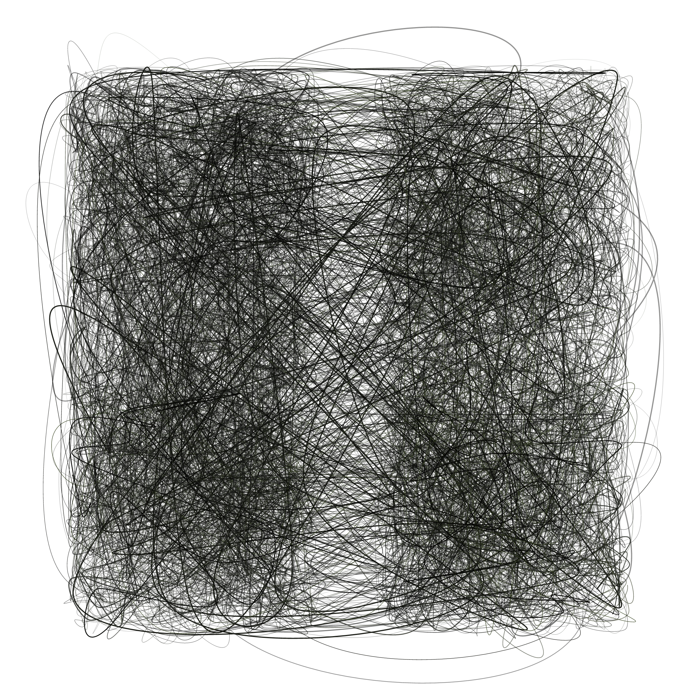 Art Blocks - Art Blocks v2 - Scribbled Boundaries #885 - NFT # 131000885