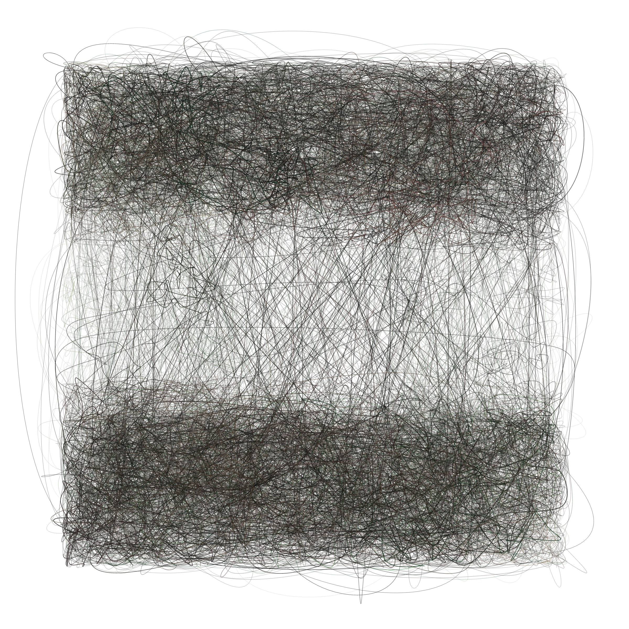 Art Blocks - Art Blocks v2 - Scribbled Boundaries #888 - NFT # 131000888