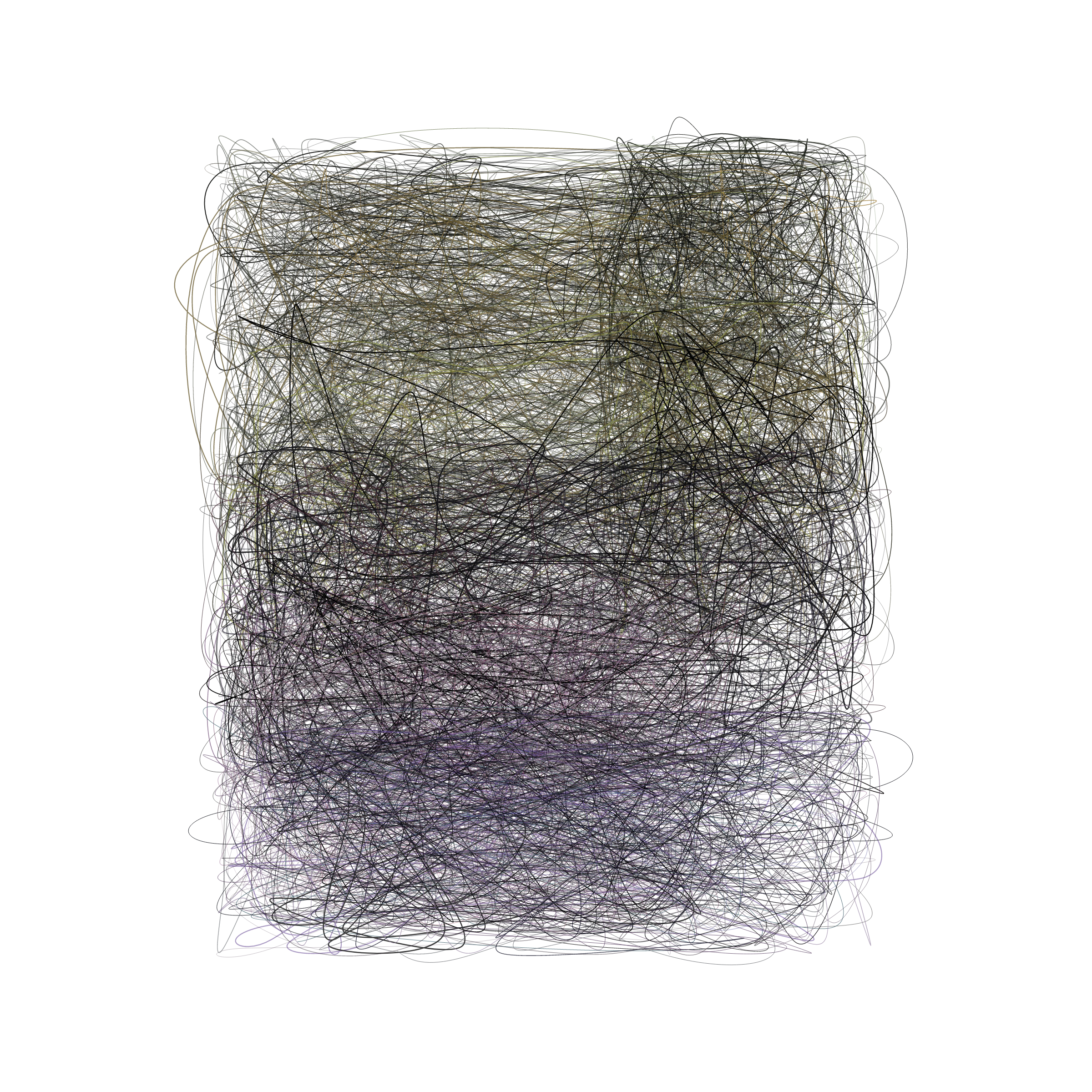 Art Blocks - Art Blocks v2 - Scribbled Boundaries #889 - NFT # 131000889