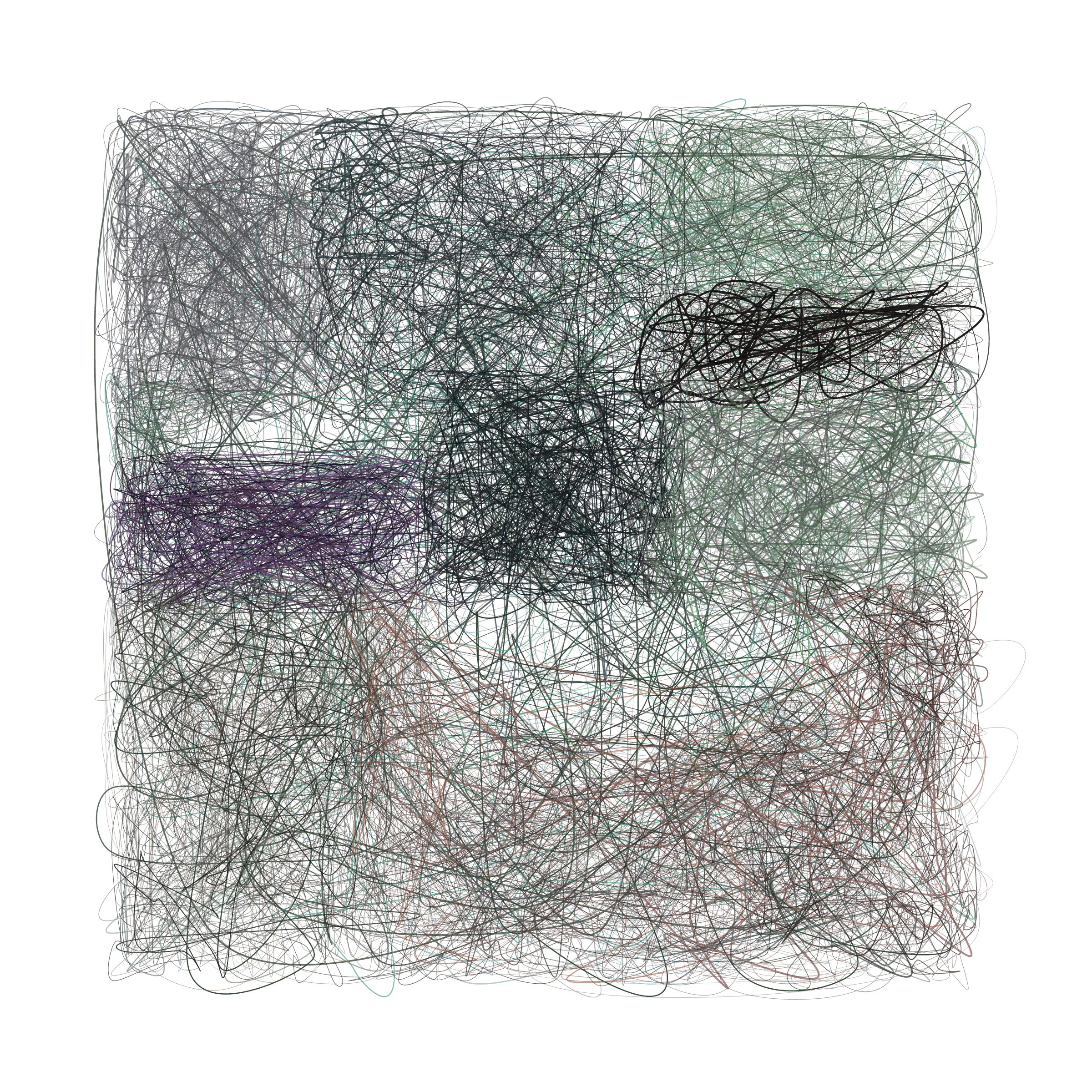 Art Blocks - Art Blocks v2 - Scribbled Boundaries #892 - NFT # 131000892