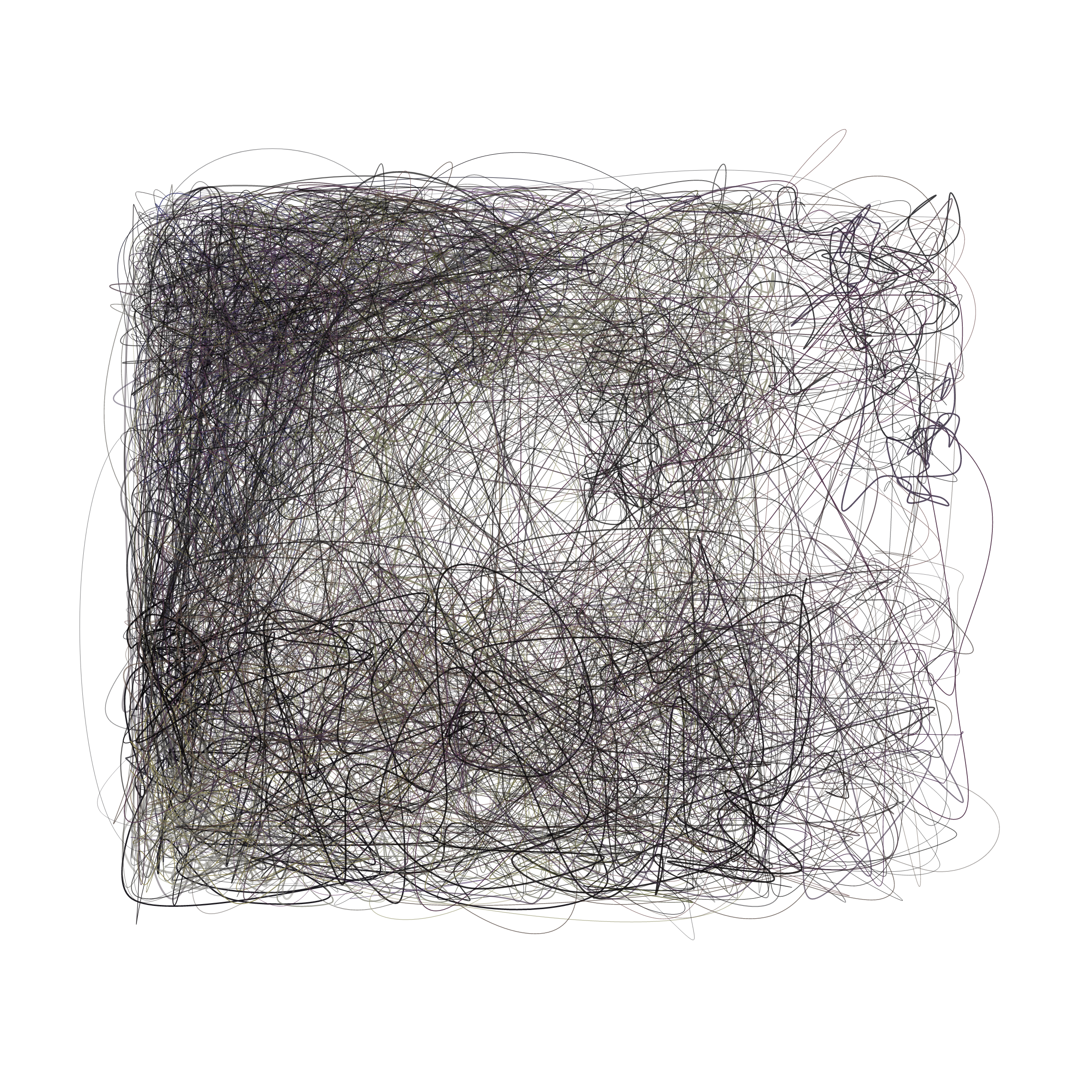 Art Blocks - Art Blocks v2 - Scribbled Boundaries #894 - NFT # 131000894