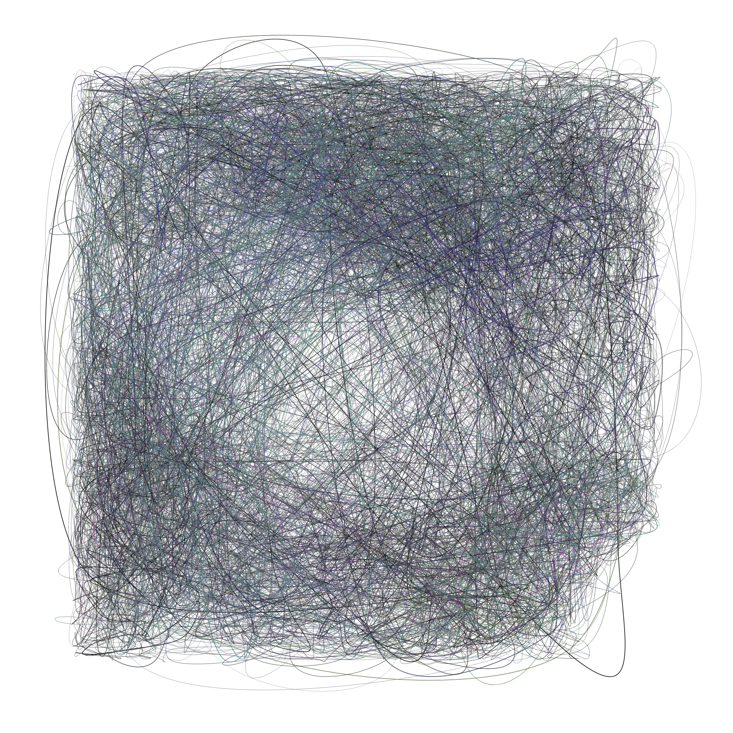 Art Blocks - Art Blocks v2 - Scribbled Boundaries #896 - NFT # 131000896