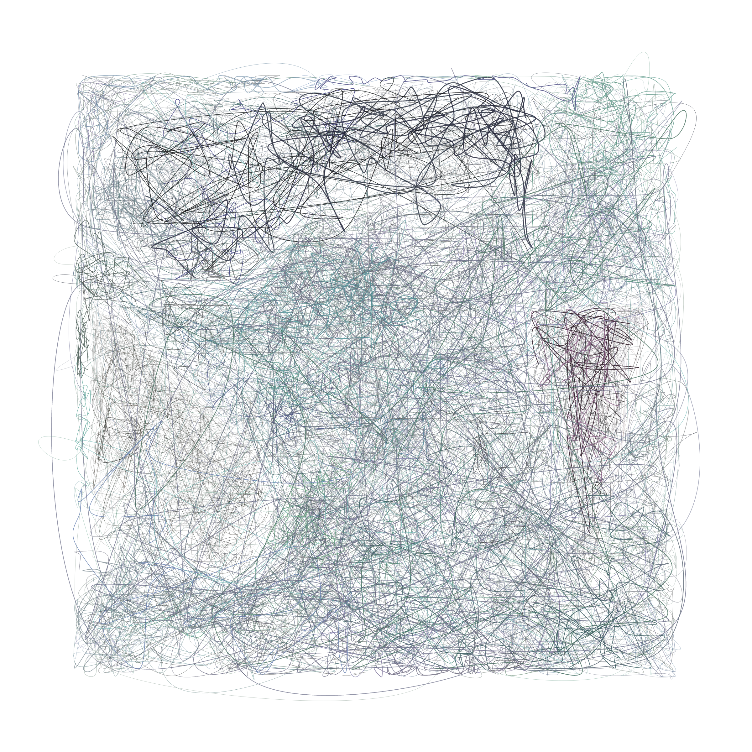 Art Blocks - Art Blocks v2 - Scribbled Boundaries #902 - NFT # 131000902