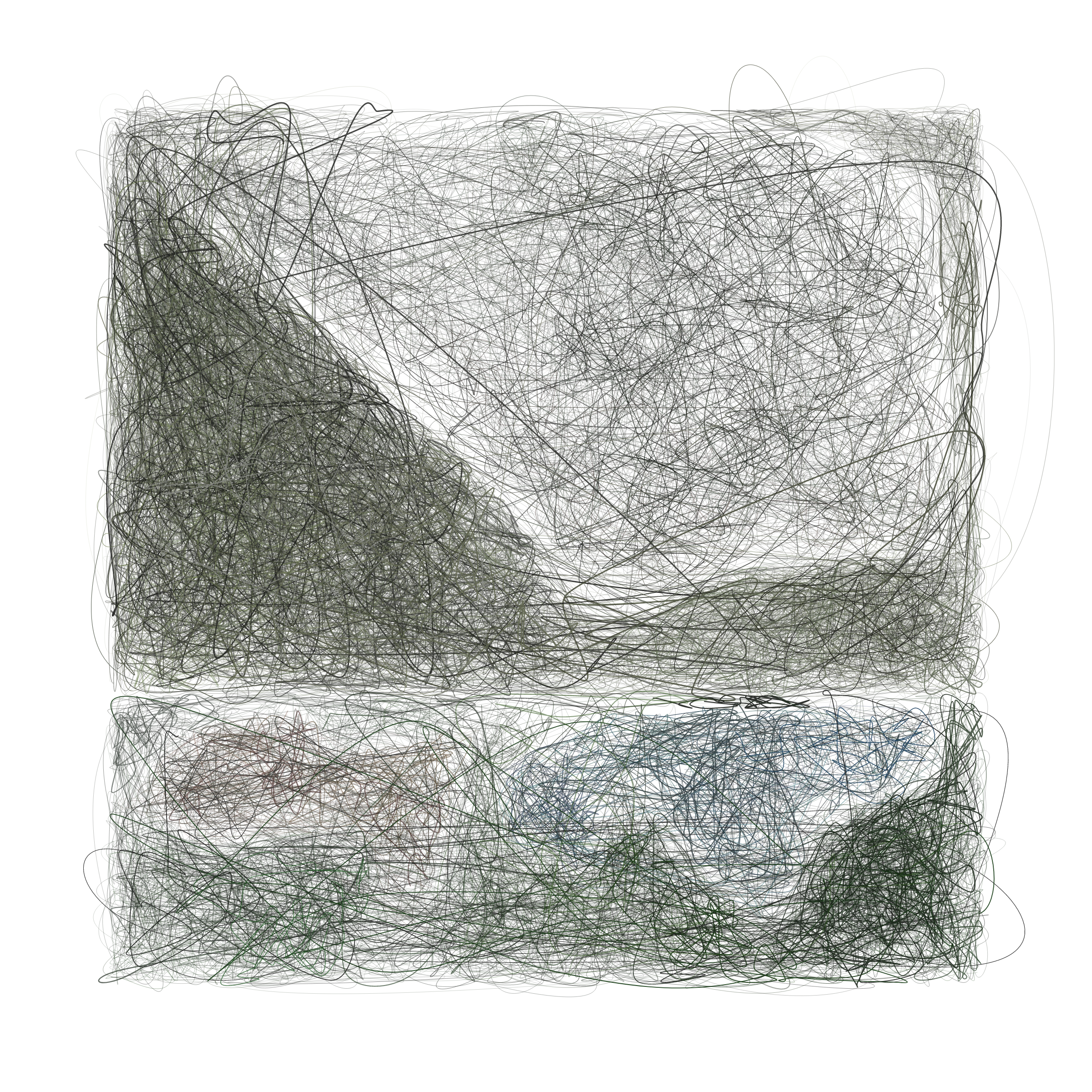 Art Blocks - Art Blocks v2 - Scribbled Boundaries #905 - NFT # 131000905
