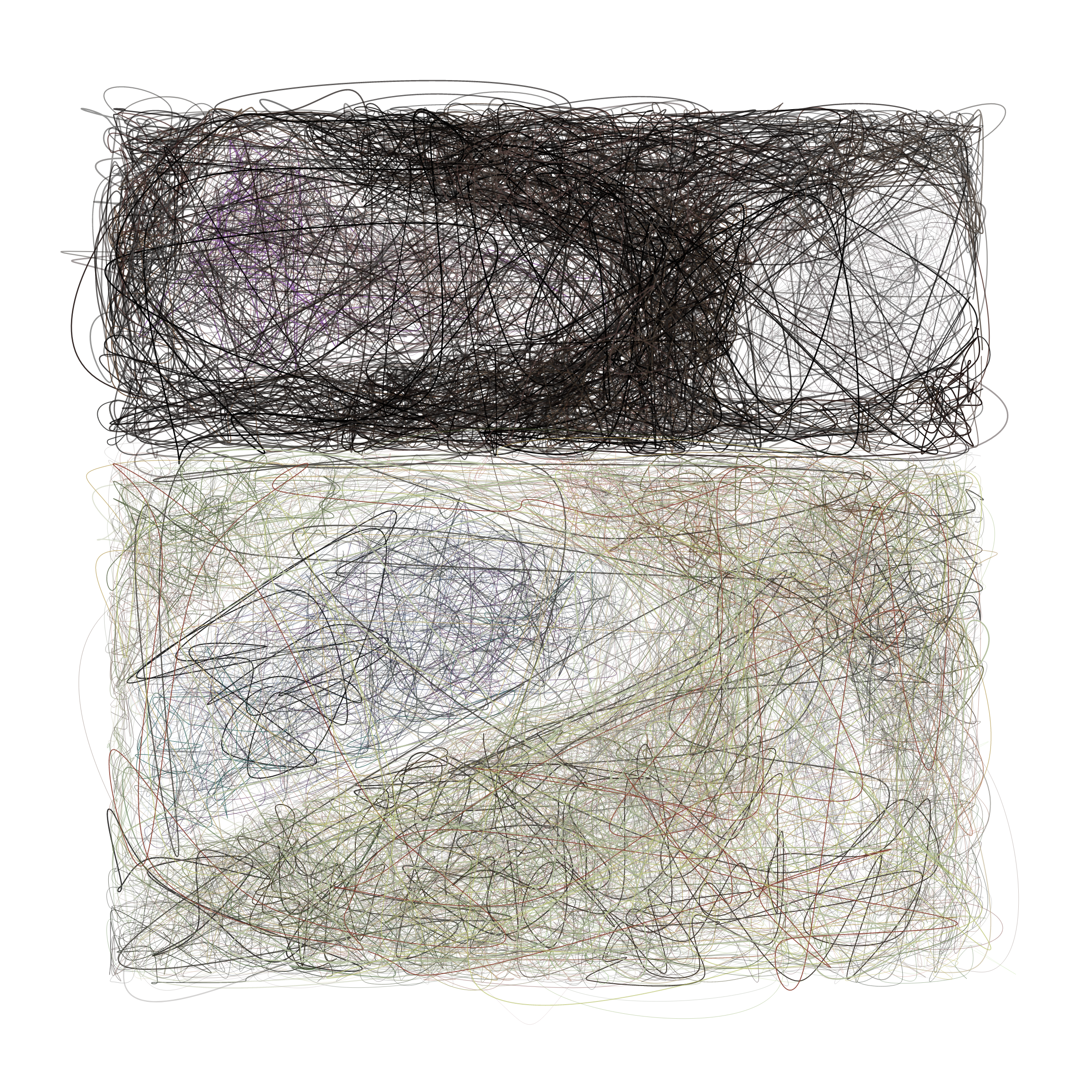 Art Blocks - Art Blocks v2 - Scribbled Boundaries #907 - NFT # 131000907