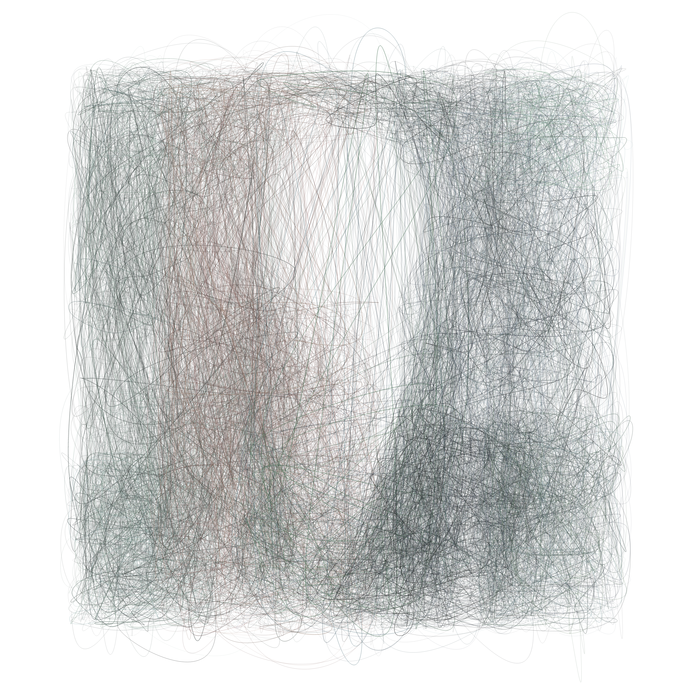 Art Blocks - Art Blocks v2 - Scribbled Boundaries #909 - NFT # 131000909