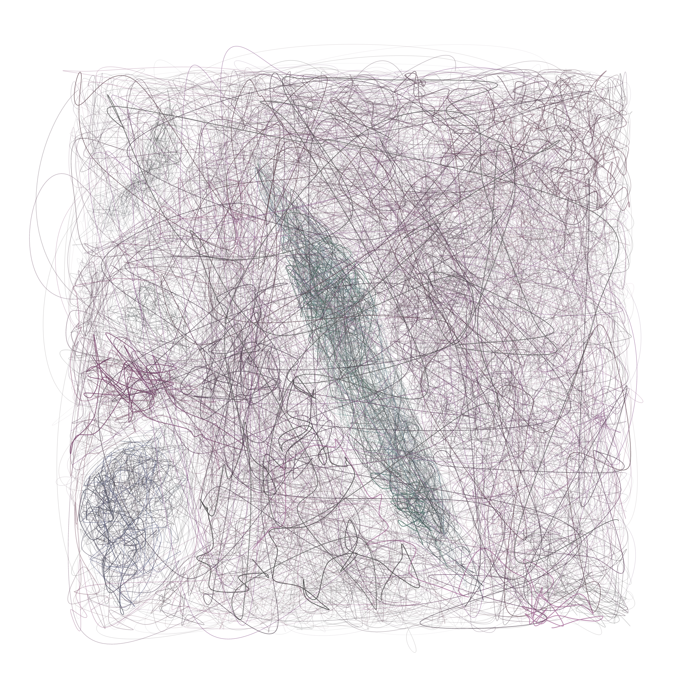 Art Blocks - Art Blocks v2 - Scribbled Boundaries #910 - NFT # 131000910