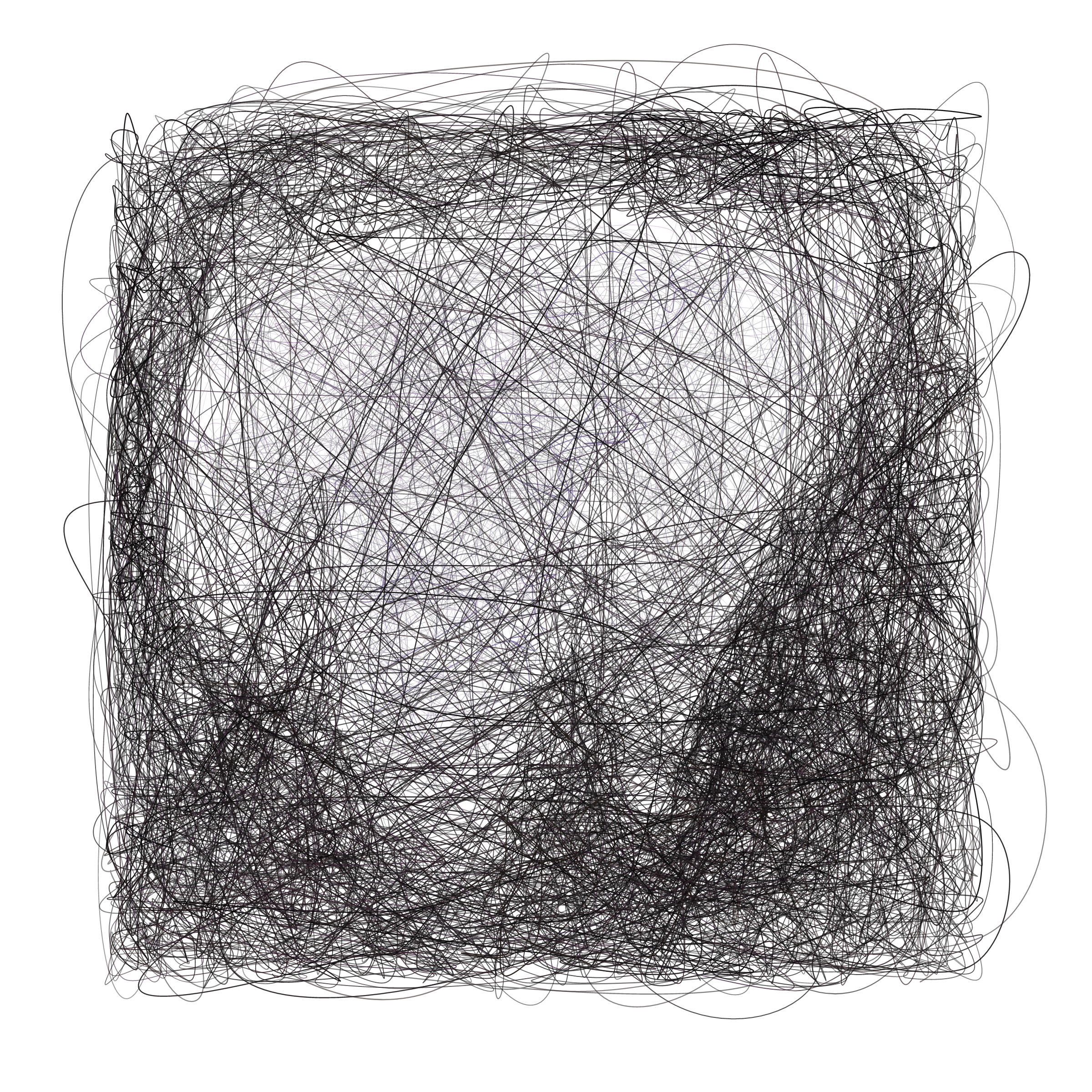 Art Blocks - Art Blocks v2 - Scribbled Boundaries #919 - NFT # 131000919