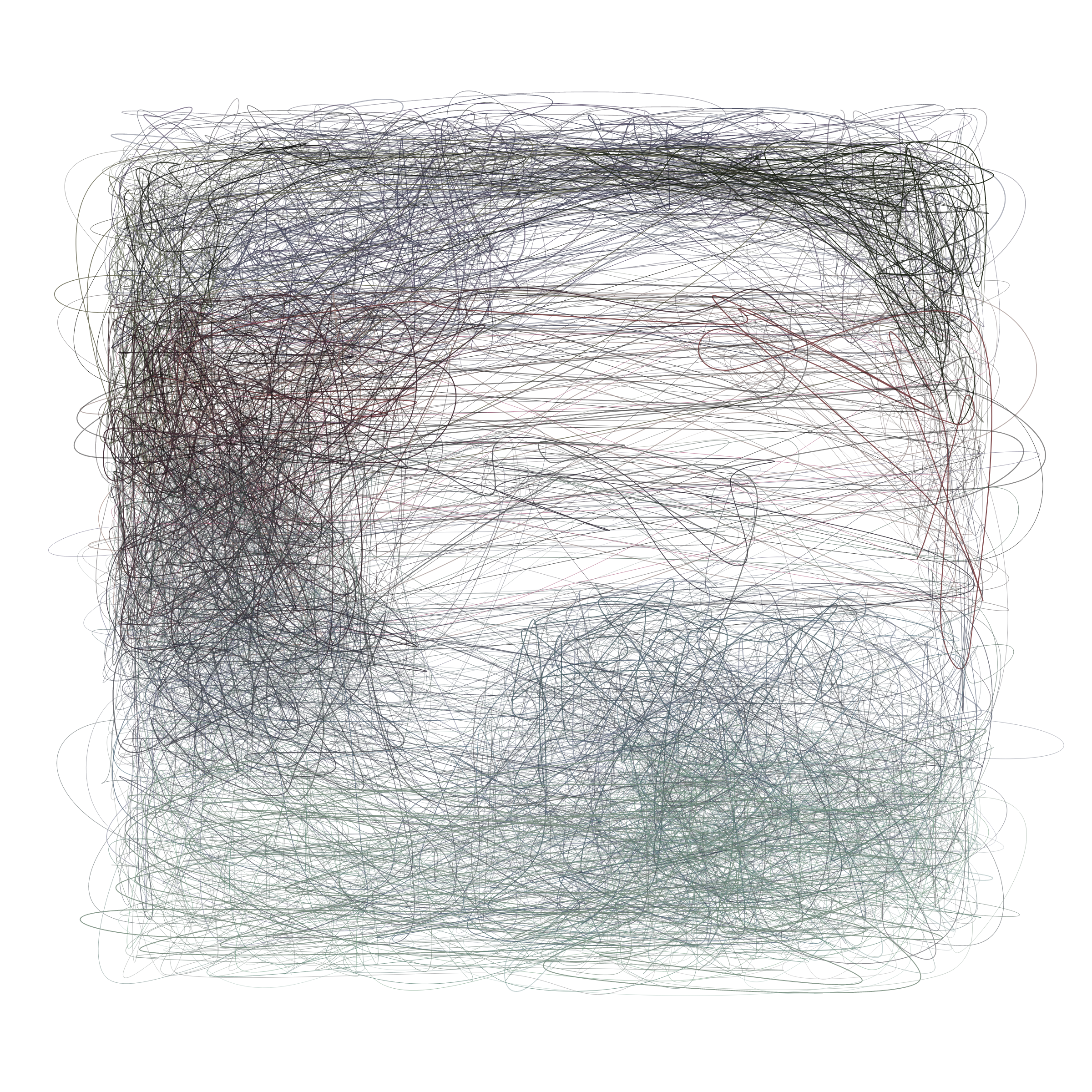 Art Blocks - Art Blocks v2 - Scribbled Boundaries #923 - NFT # 131000923