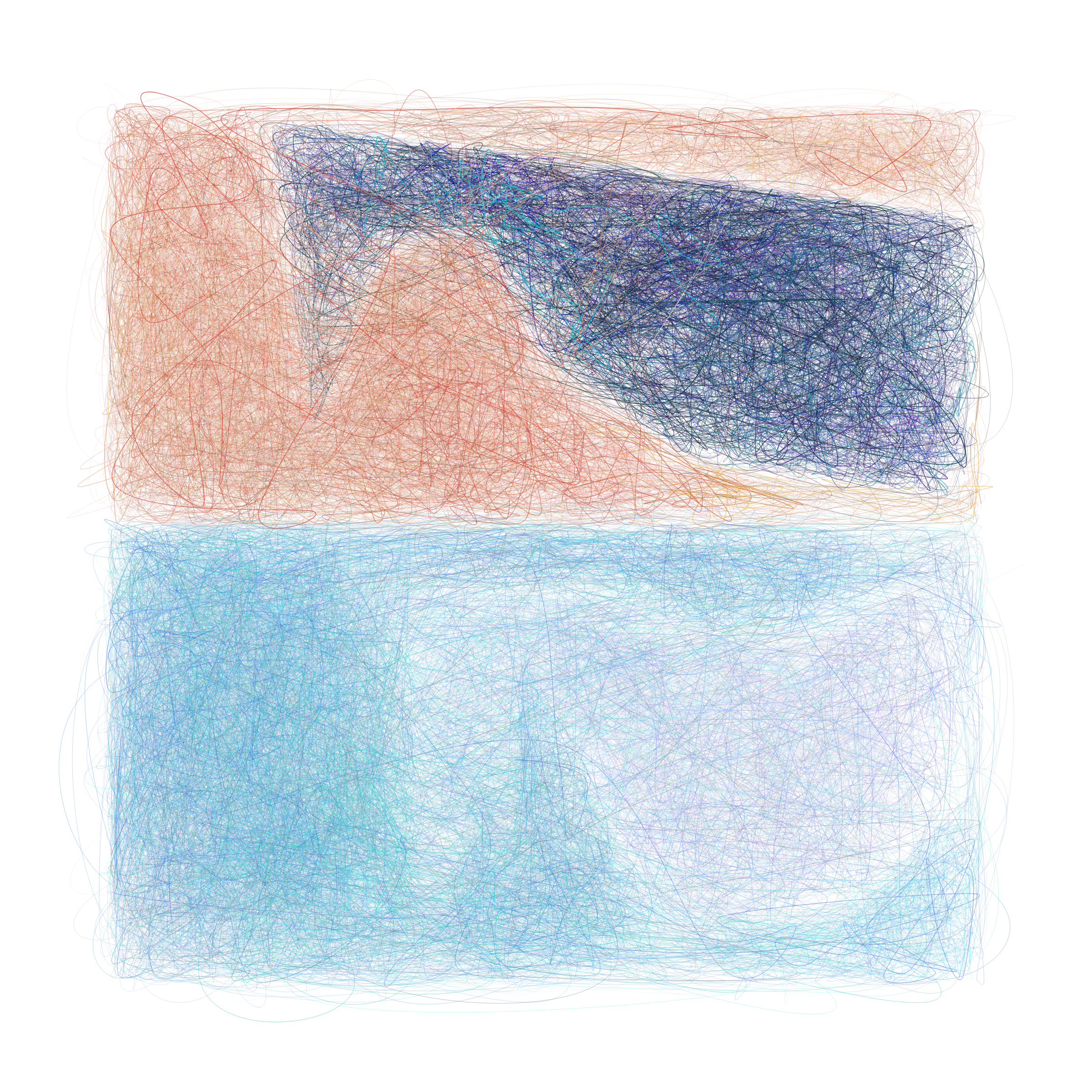 Art Blocks - Art Blocks v2 - Scribbled Boundaries #924 - NFT # 131000924