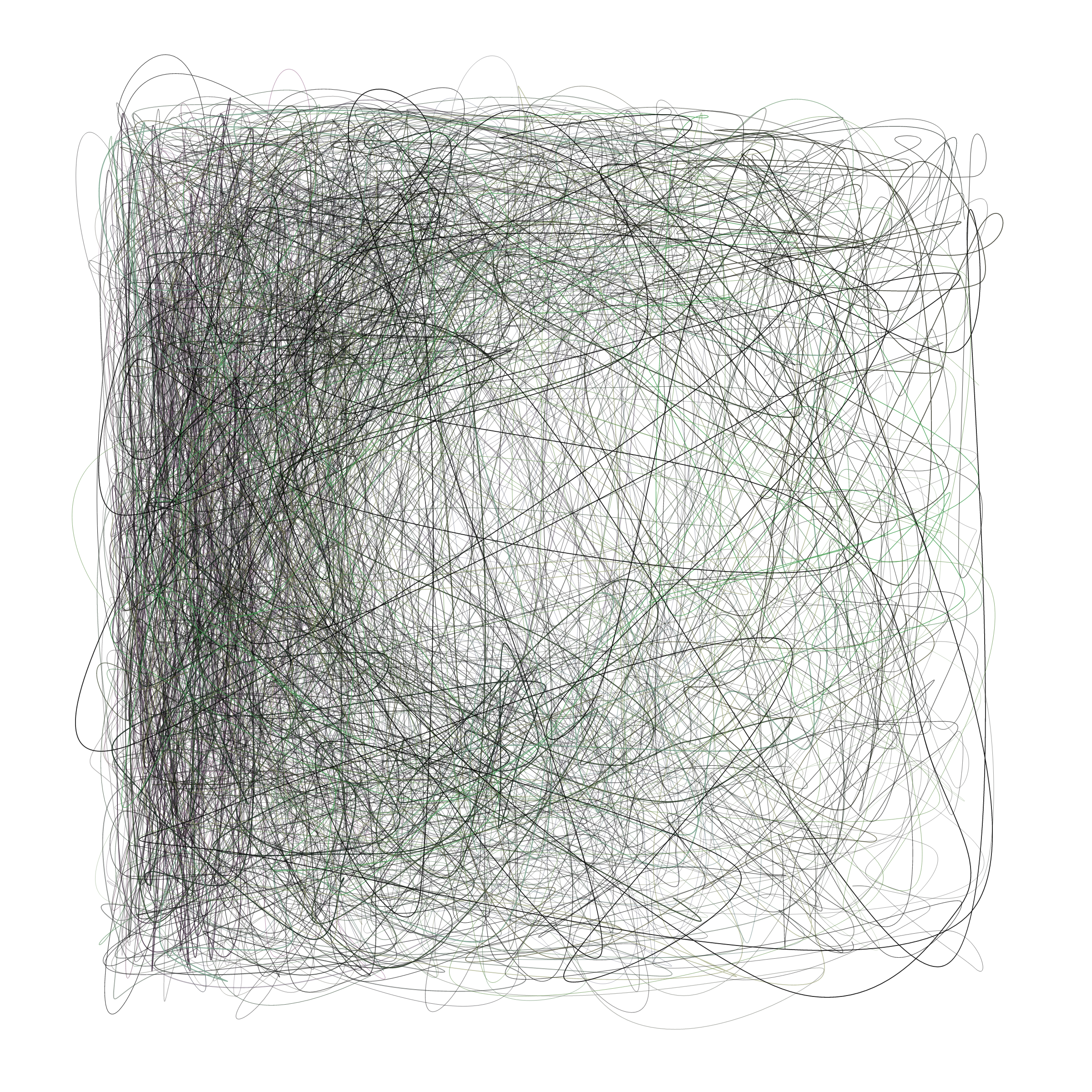 Art Blocks - Art Blocks v2 - Scribbled Boundaries #933 - NFT # 131000933