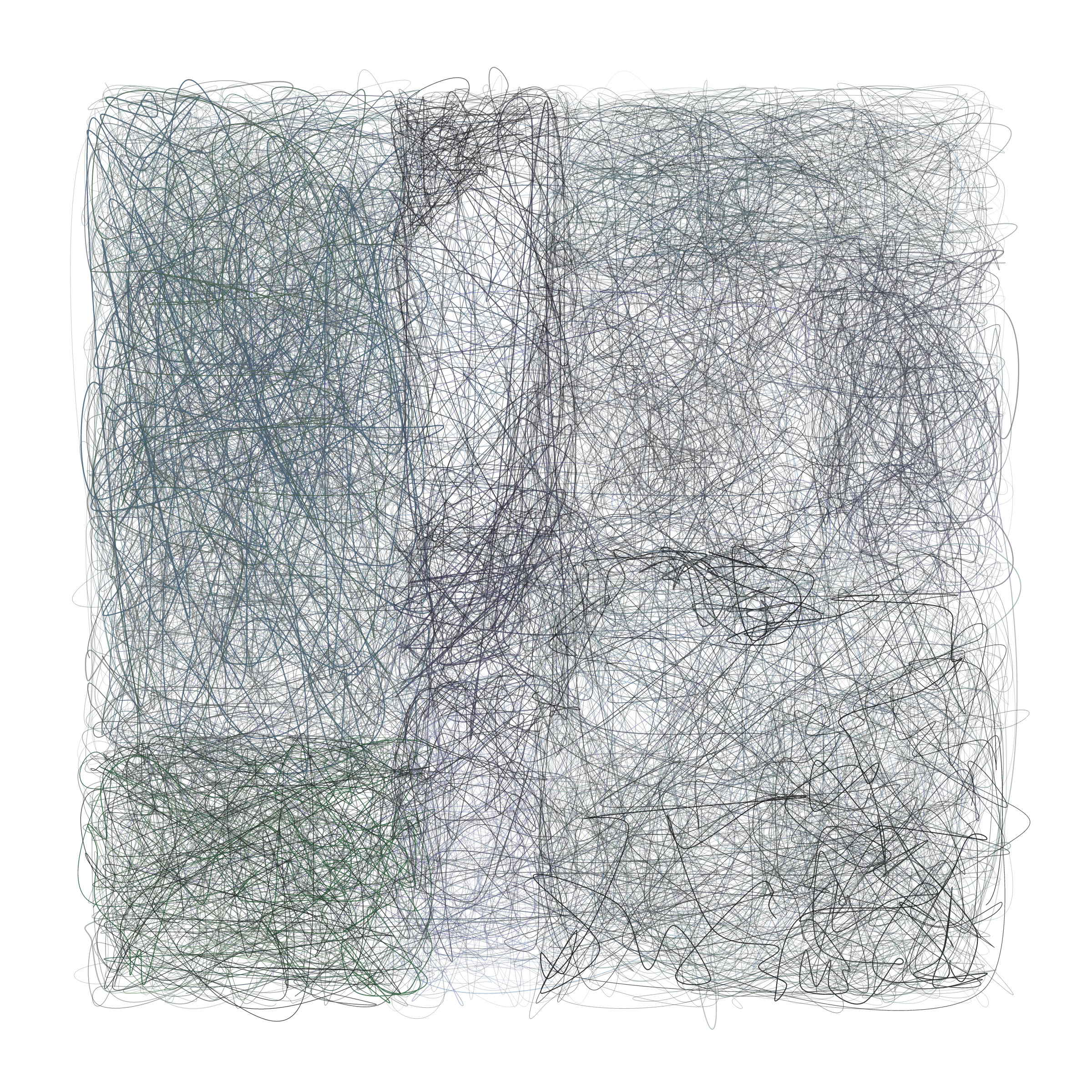 Art Blocks - Art Blocks v2 - Scribbled Boundaries #936 - NFT # 131000936