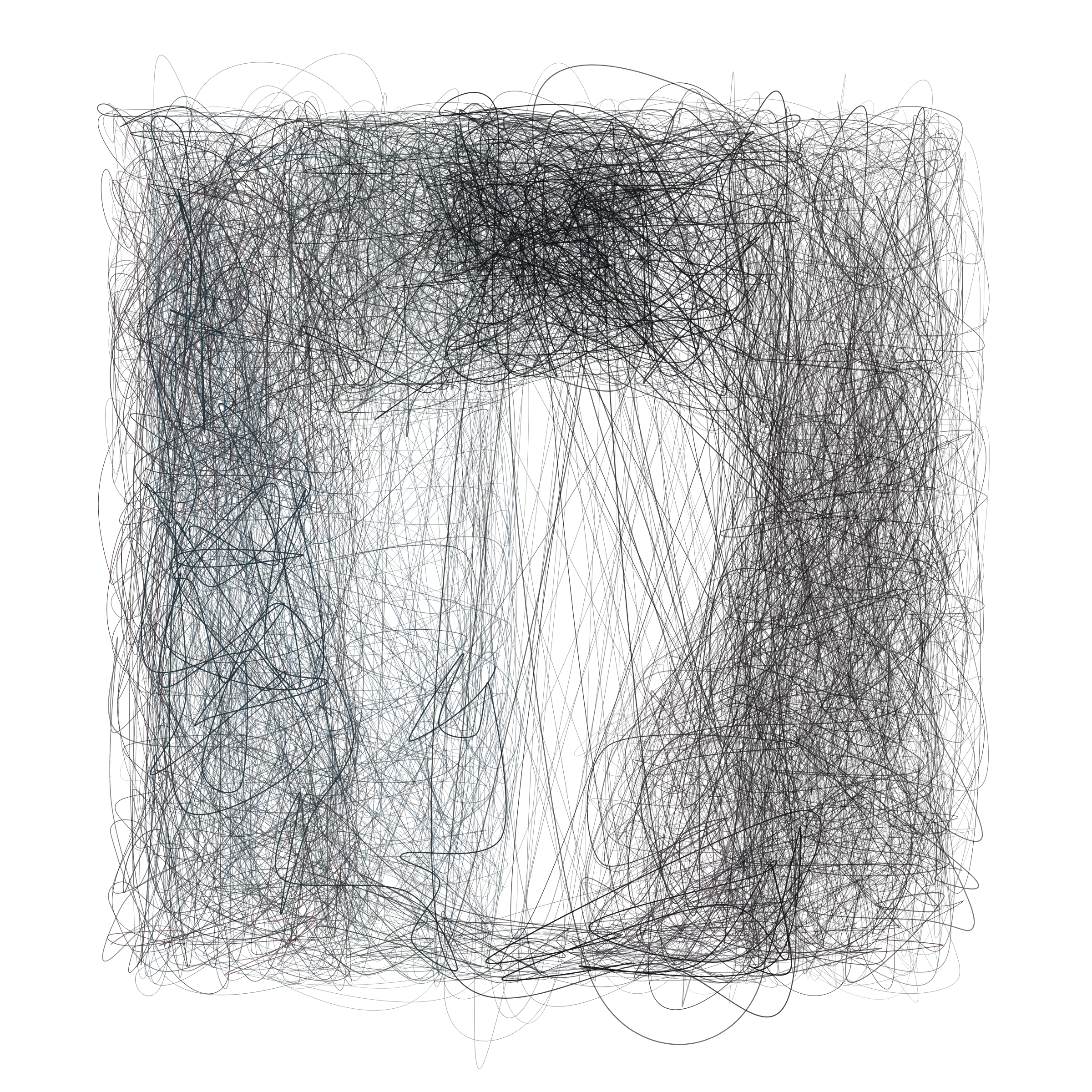 Art Blocks - Art Blocks v2 - Scribbled Boundaries #939 - NFT # 131000939