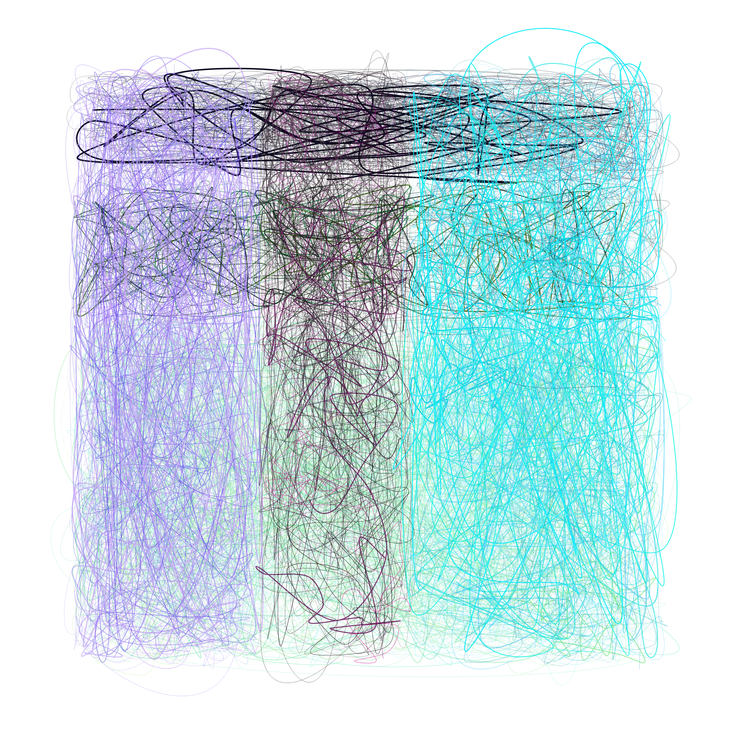 Art Blocks - Art Blocks v2 - Scribbled Boundaries #941 - NFT # 131000941