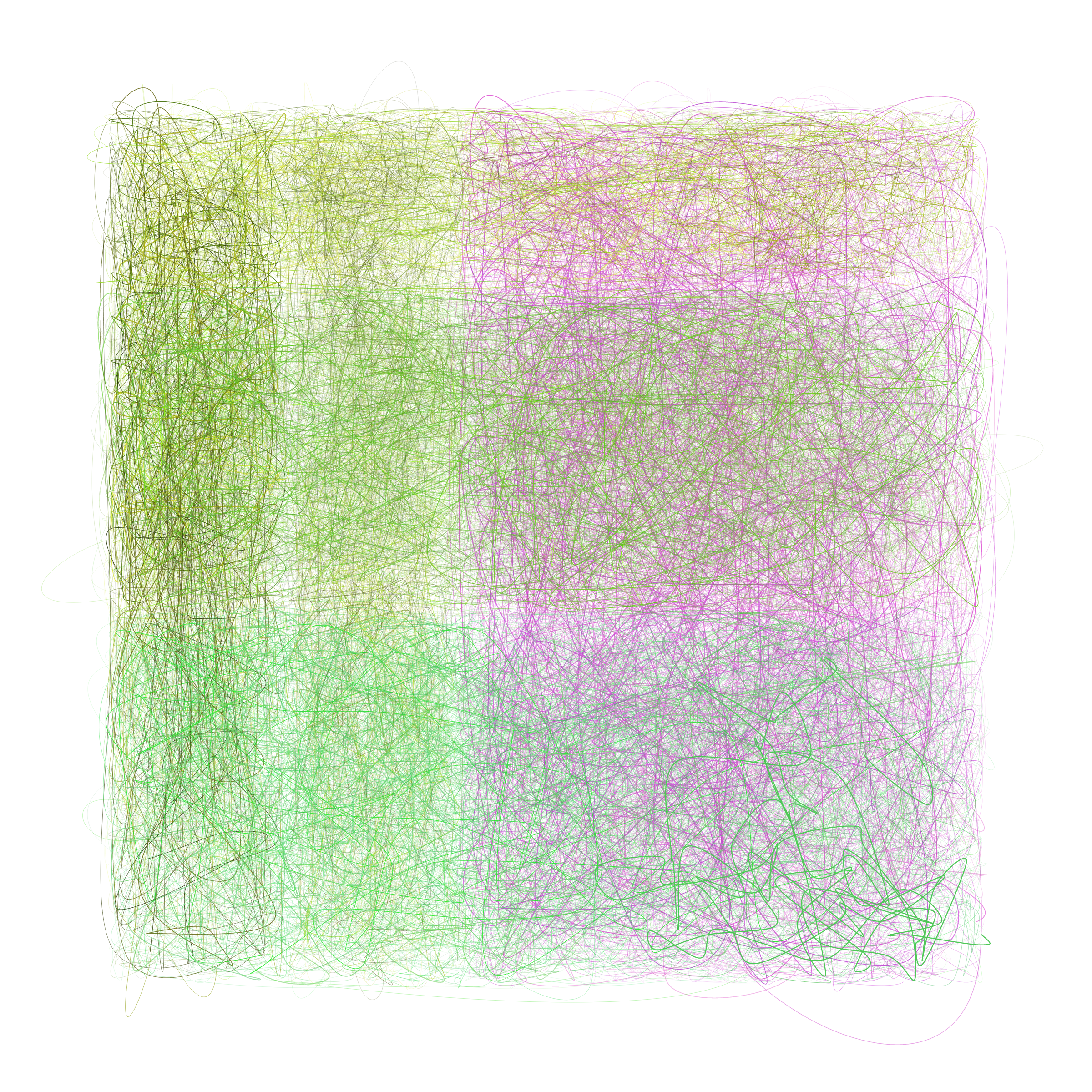 Art Blocks - Art Blocks v2 - Scribbled Boundaries #945 - NFT # 131000945