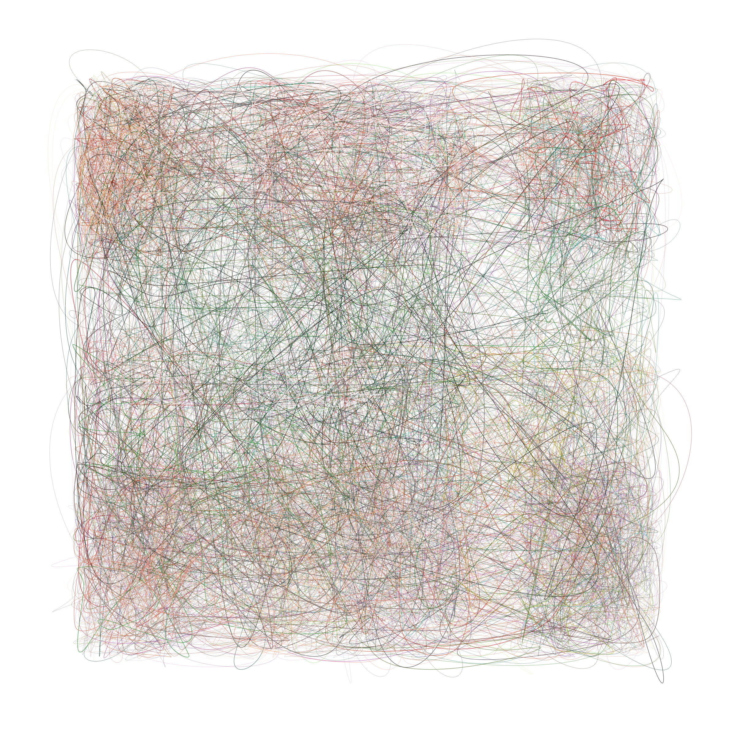 Art Blocks - Art Blocks v2 - Scribbled Boundaries #946 - NFT # 131000946