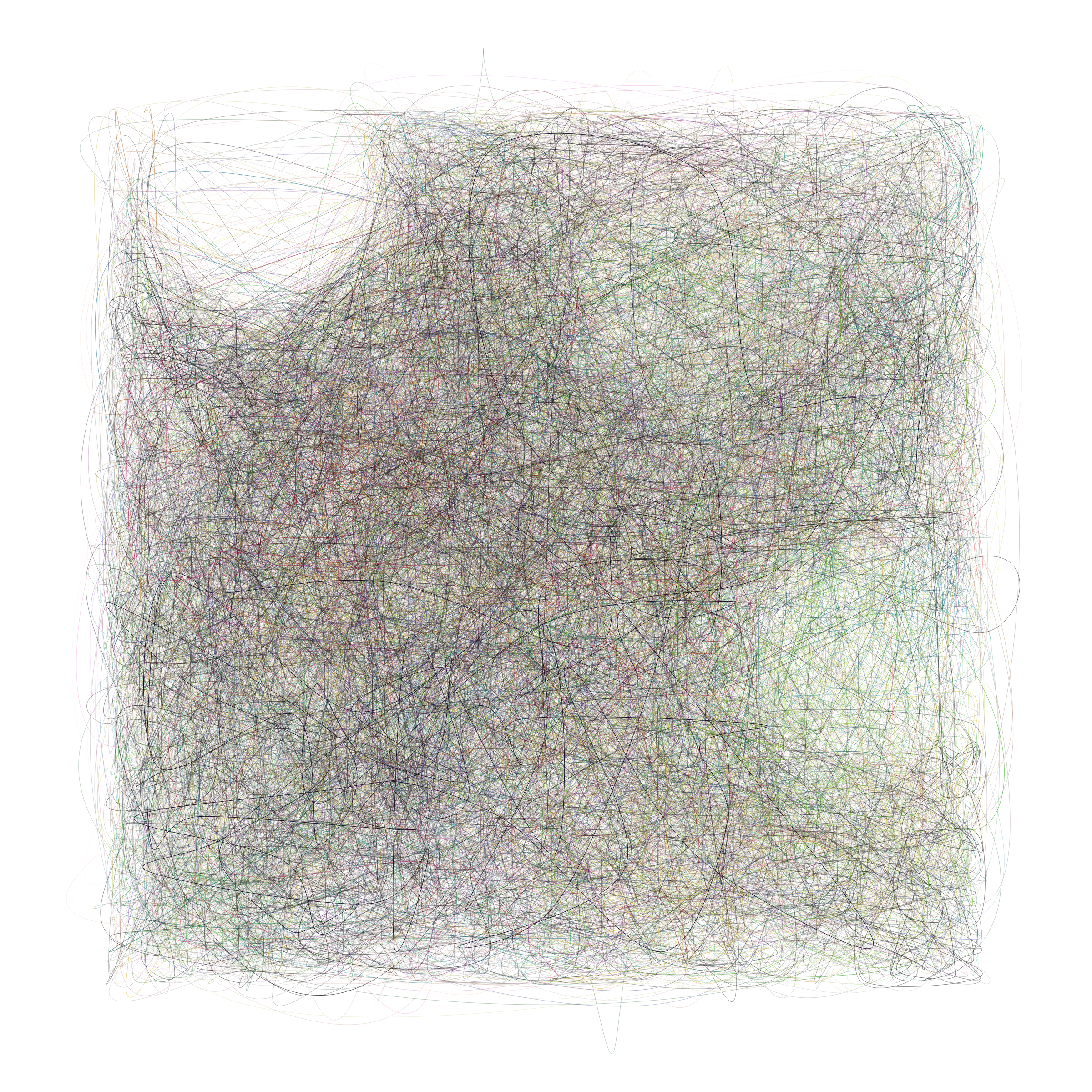 Art Blocks - Art Blocks v2 - Scribbled Boundaries #947 - NFT # 131000947