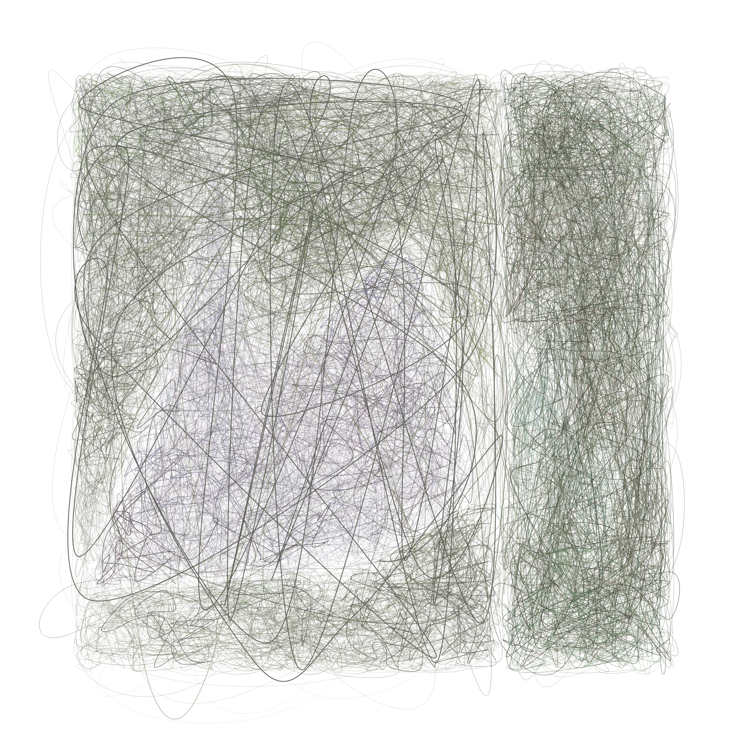 Art Blocks - Art Blocks v2 - Scribbled Boundaries #949 - NFT # 131000949