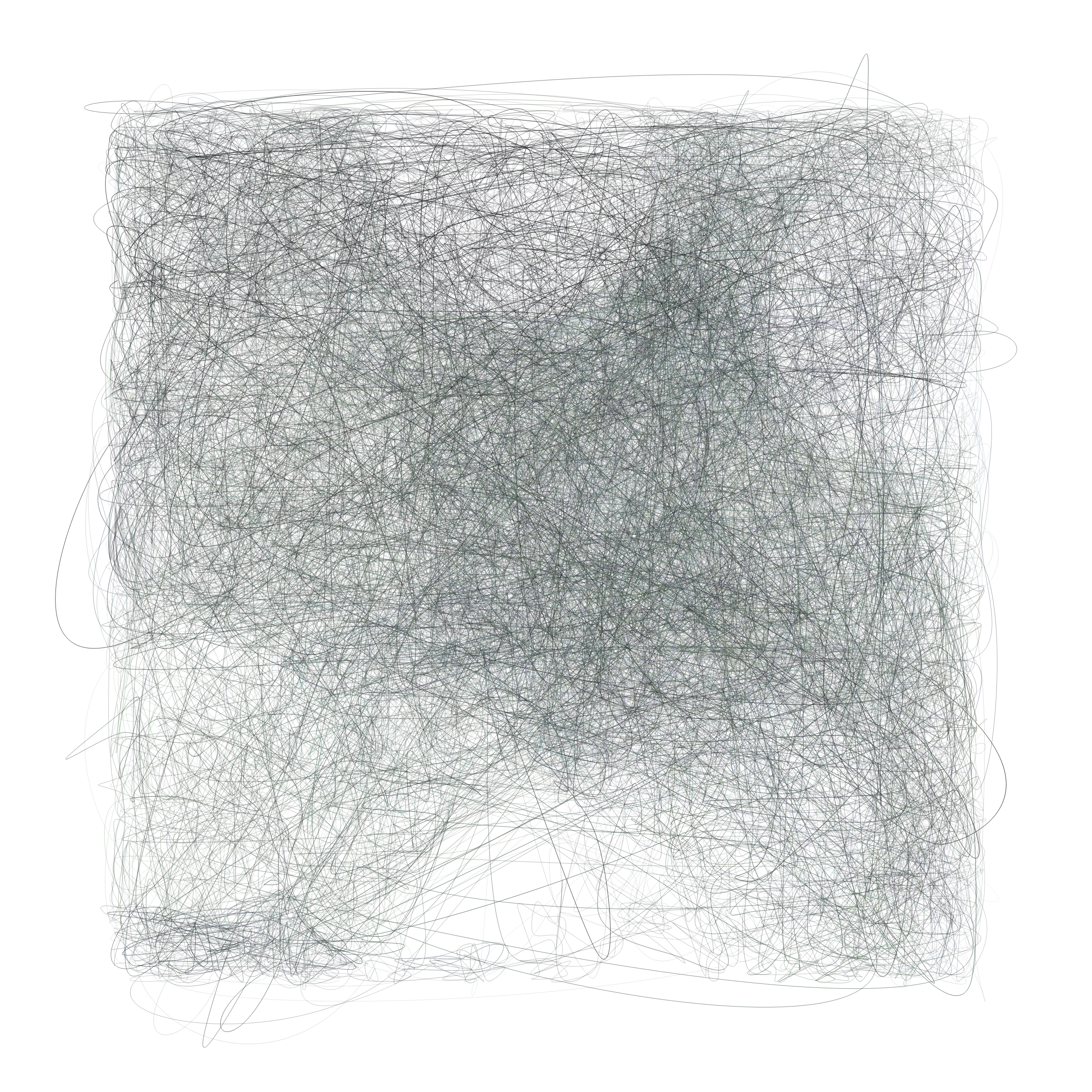 Art Blocks - Art Blocks v2 - Scribbled Boundaries #951 - NFT # 131000951