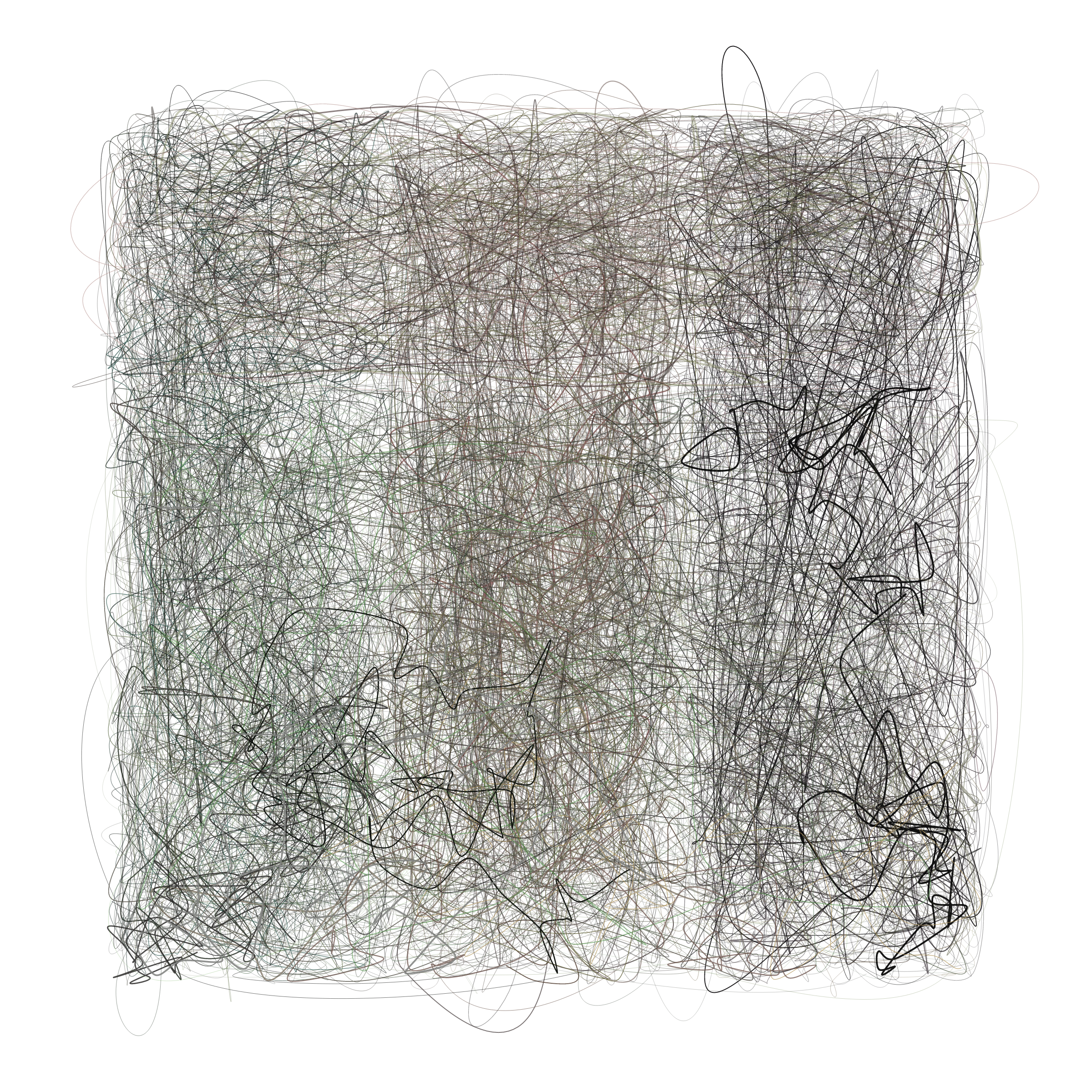 Art Blocks - Art Blocks v2 - Scribbled Boundaries #952 - NFT # 131000952