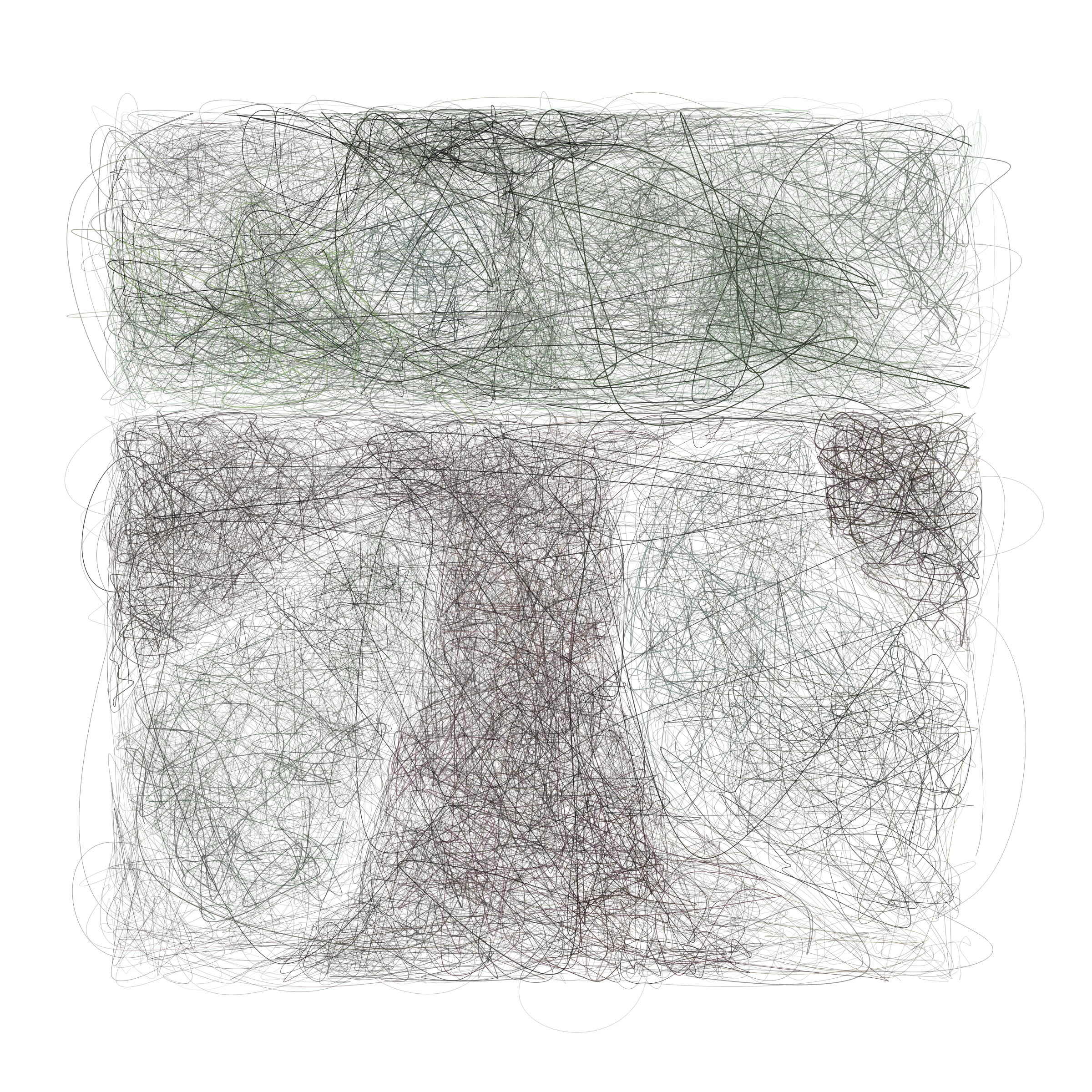 Art Blocks - Art Blocks v2 - Scribbled Boundaries #953 - NFT # 131000953