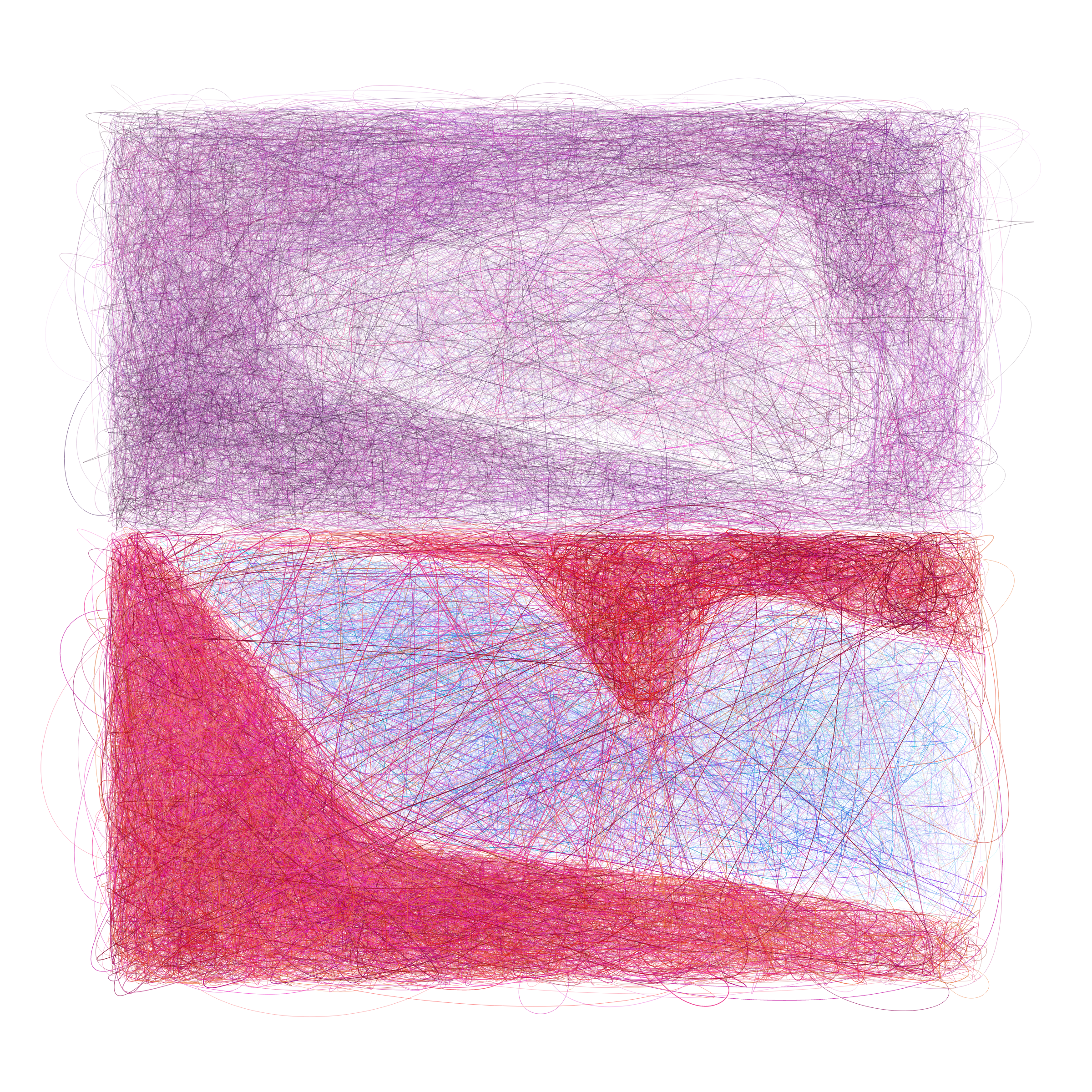 Art Blocks - Art Blocks v2 - Scribbled Boundaries #956 - NFT # 131000956