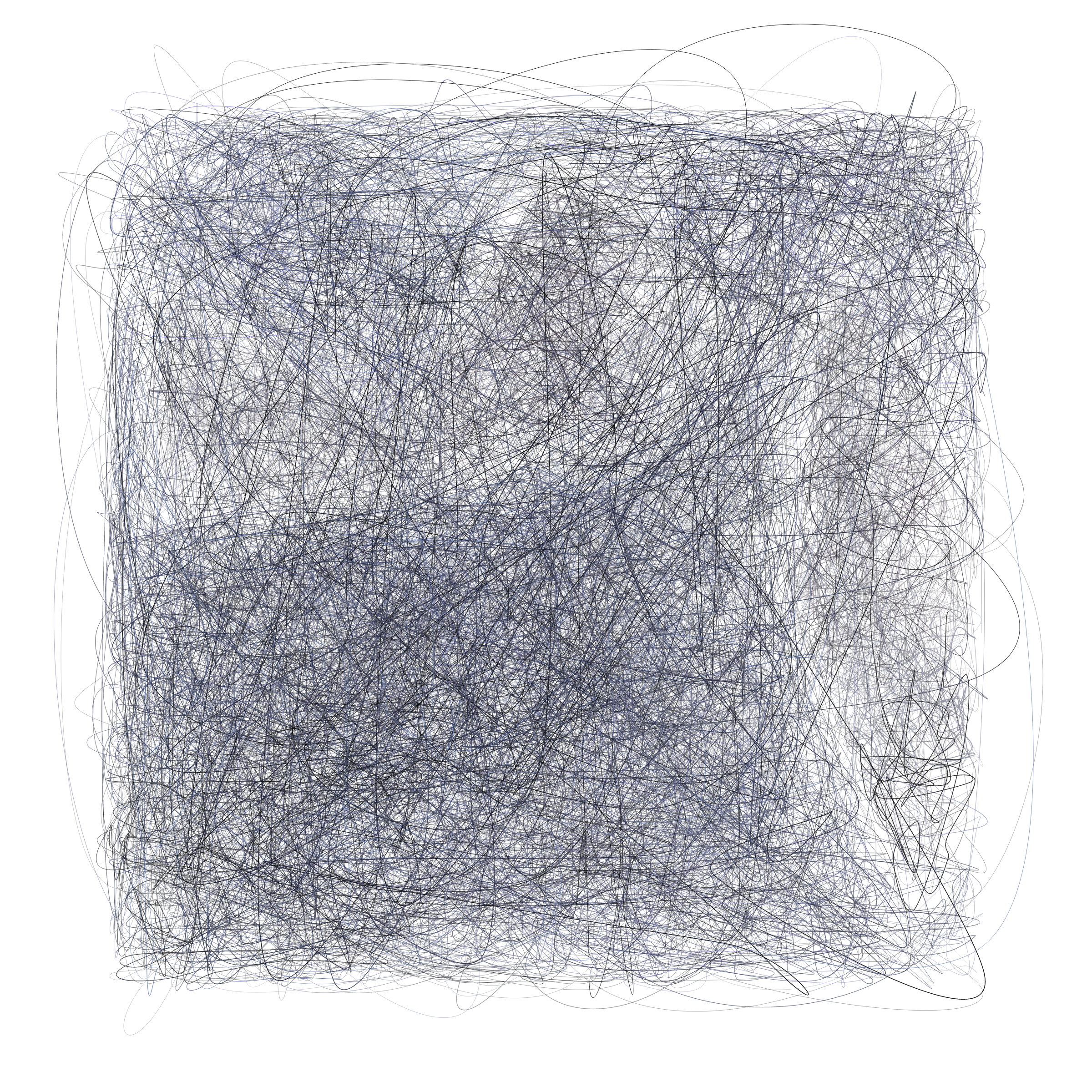 Art Blocks - Art Blocks v2 - Scribbled Boundaries #957 - NFT # 131000957