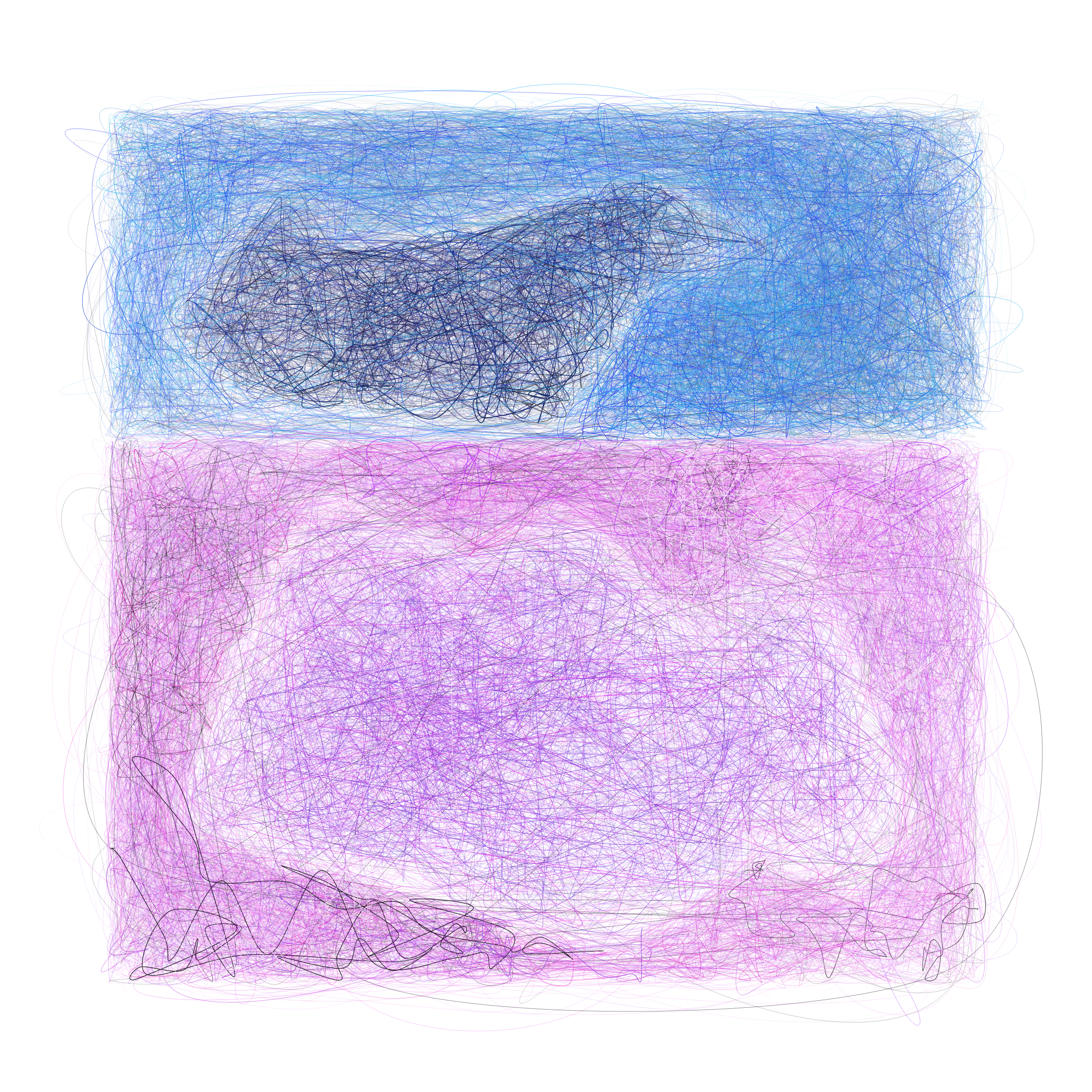 Art Blocks - Art Blocks v2 - Scribbled Boundaries #959 - NFT # 131000959