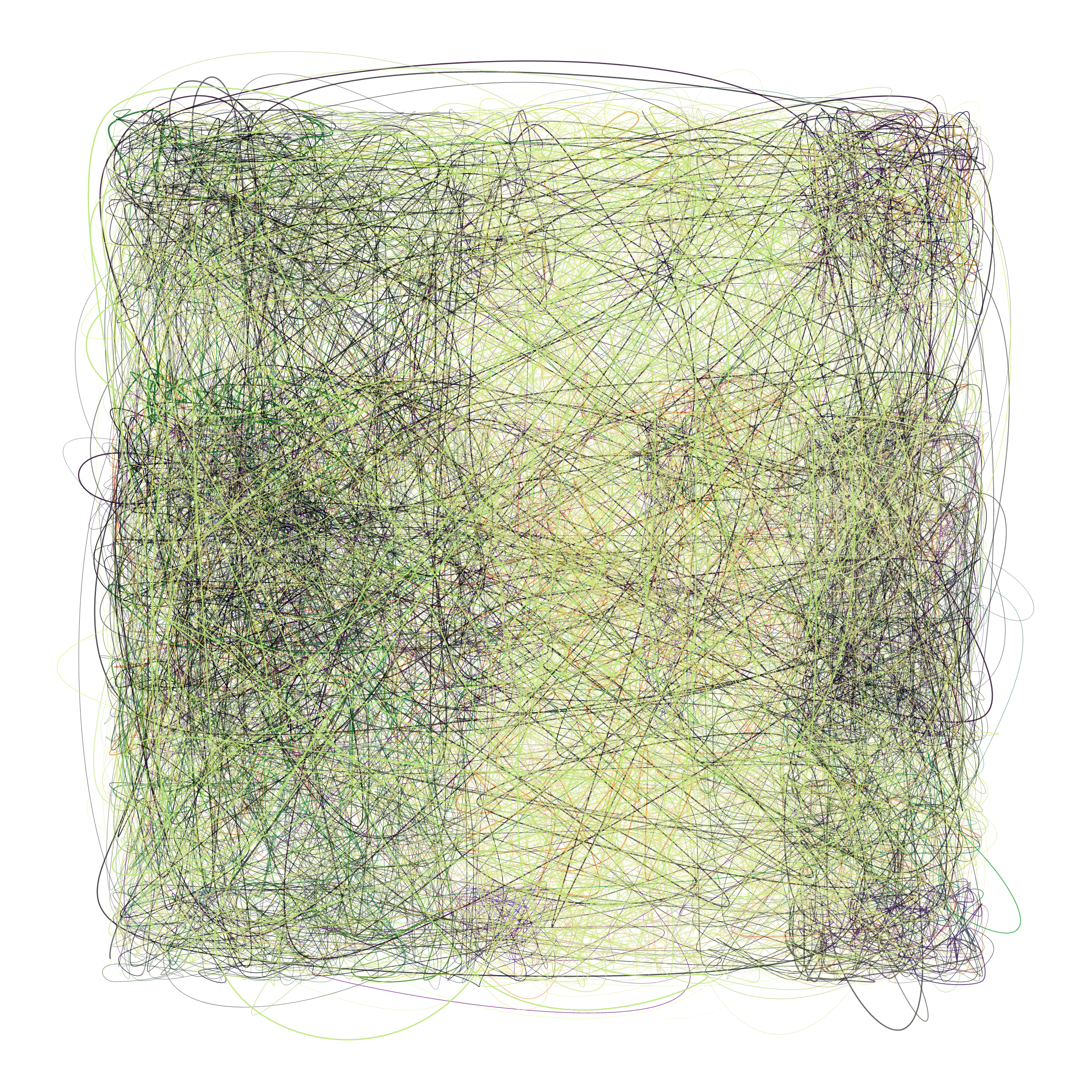 Art Blocks - Art Blocks v2 - Scribbled Boundaries #960 - NFT # 131000960