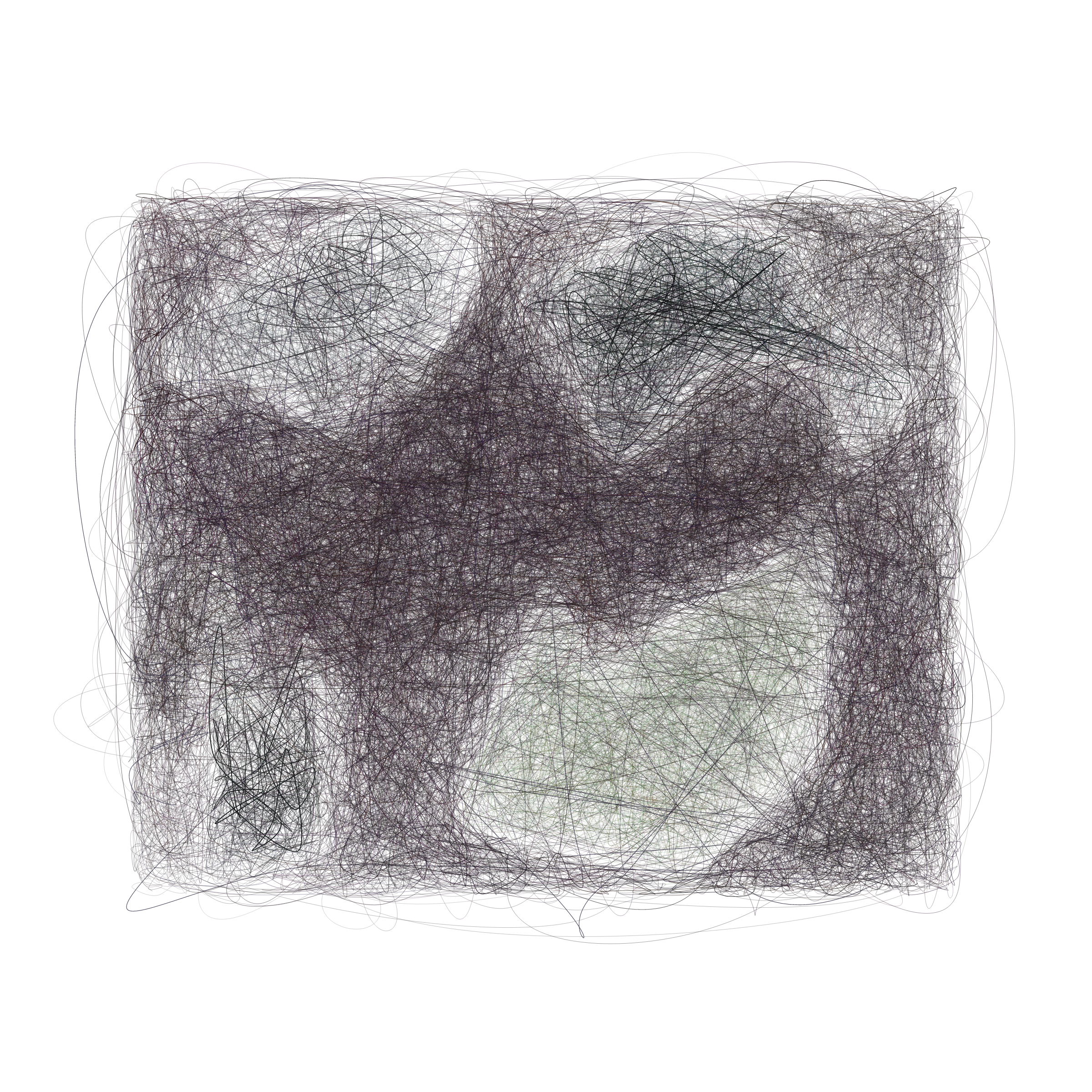 Art Blocks - Art Blocks v2 - Scribbled Boundaries #962 - NFT # 131000962